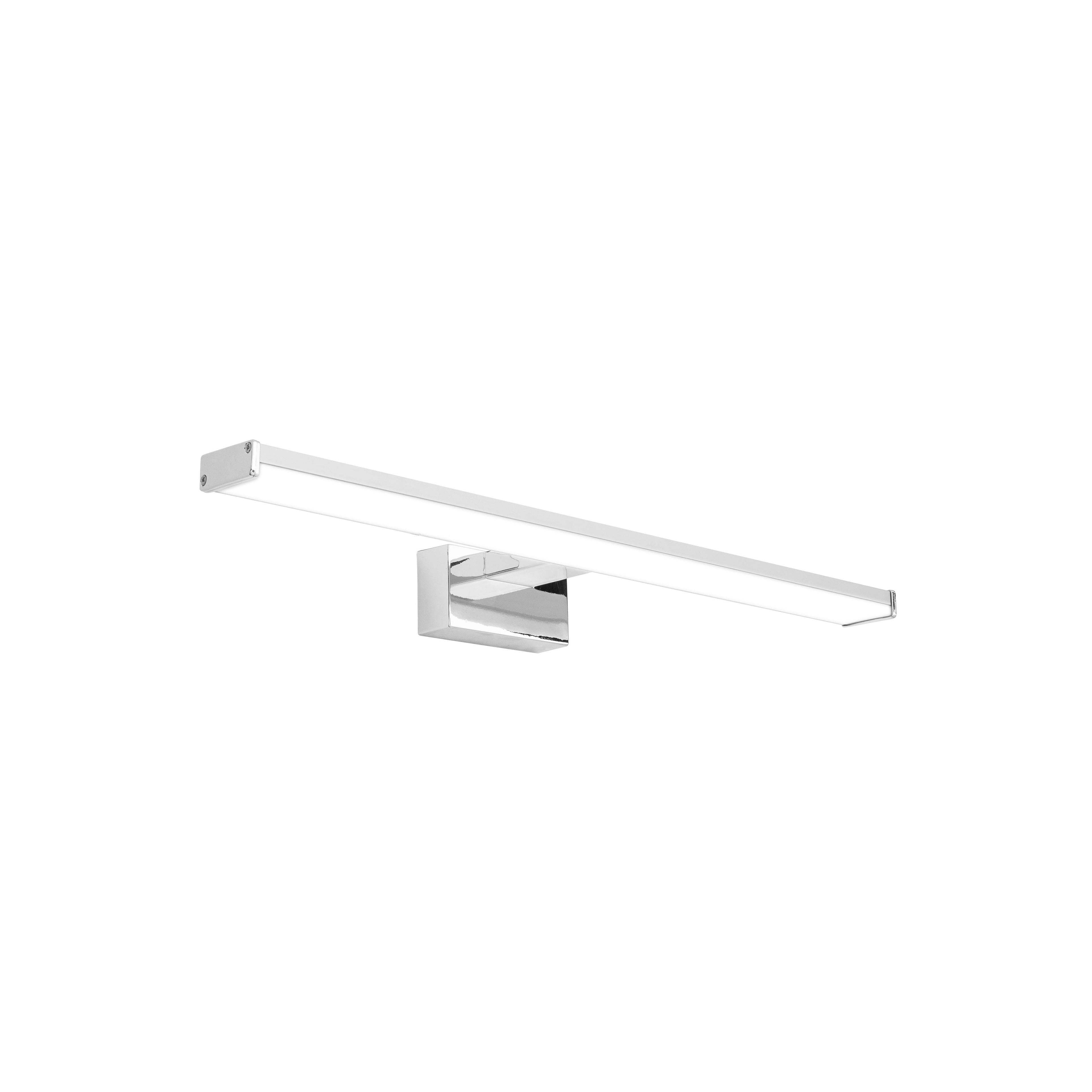 LÂMPADA DE PAREDE LED PARA BANHEIRO SOBRE O ESPELHO 8W 40CM APP368-1W CROMADO