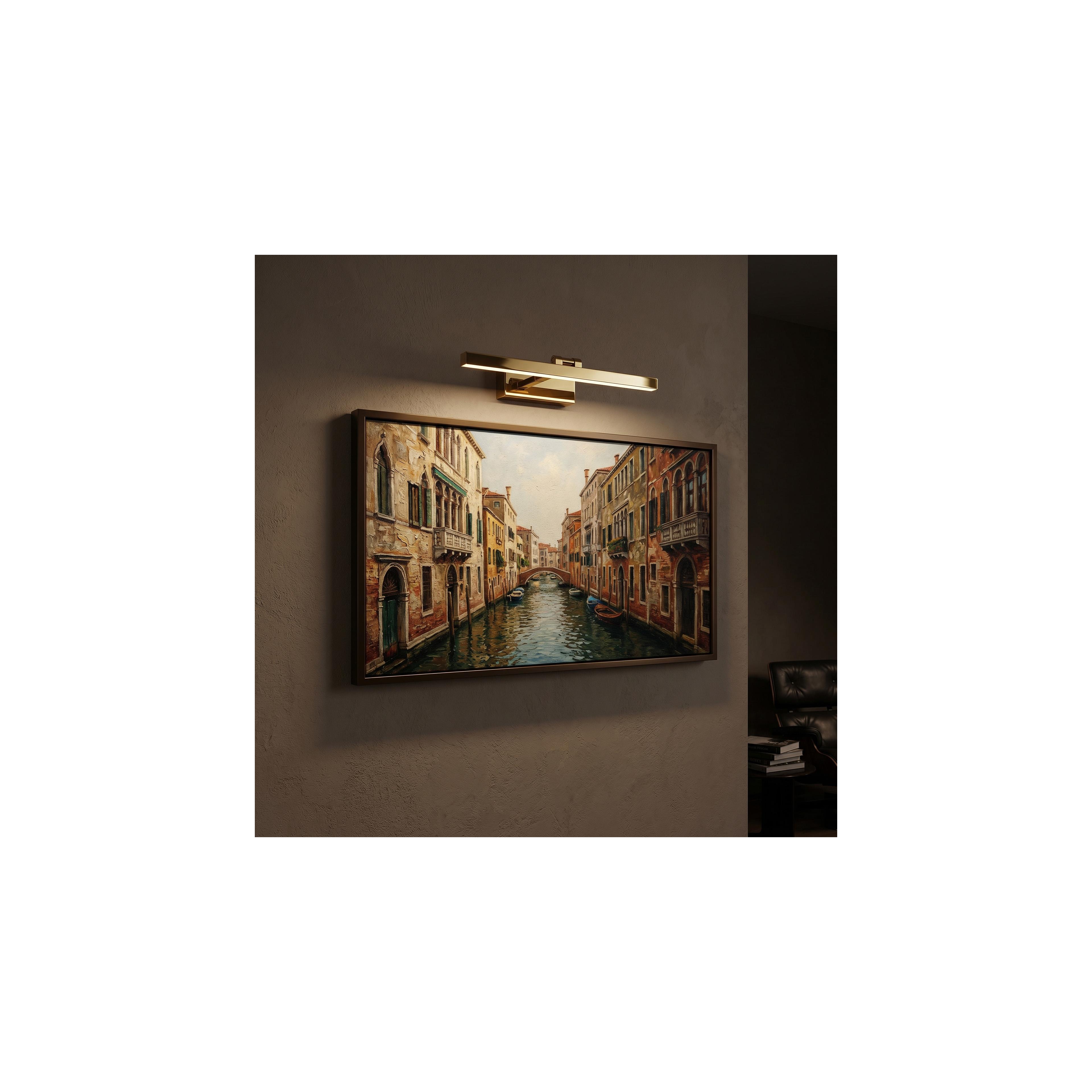 Kinkiet łazienkowy LED APP1861-1W 60 cm Złoty