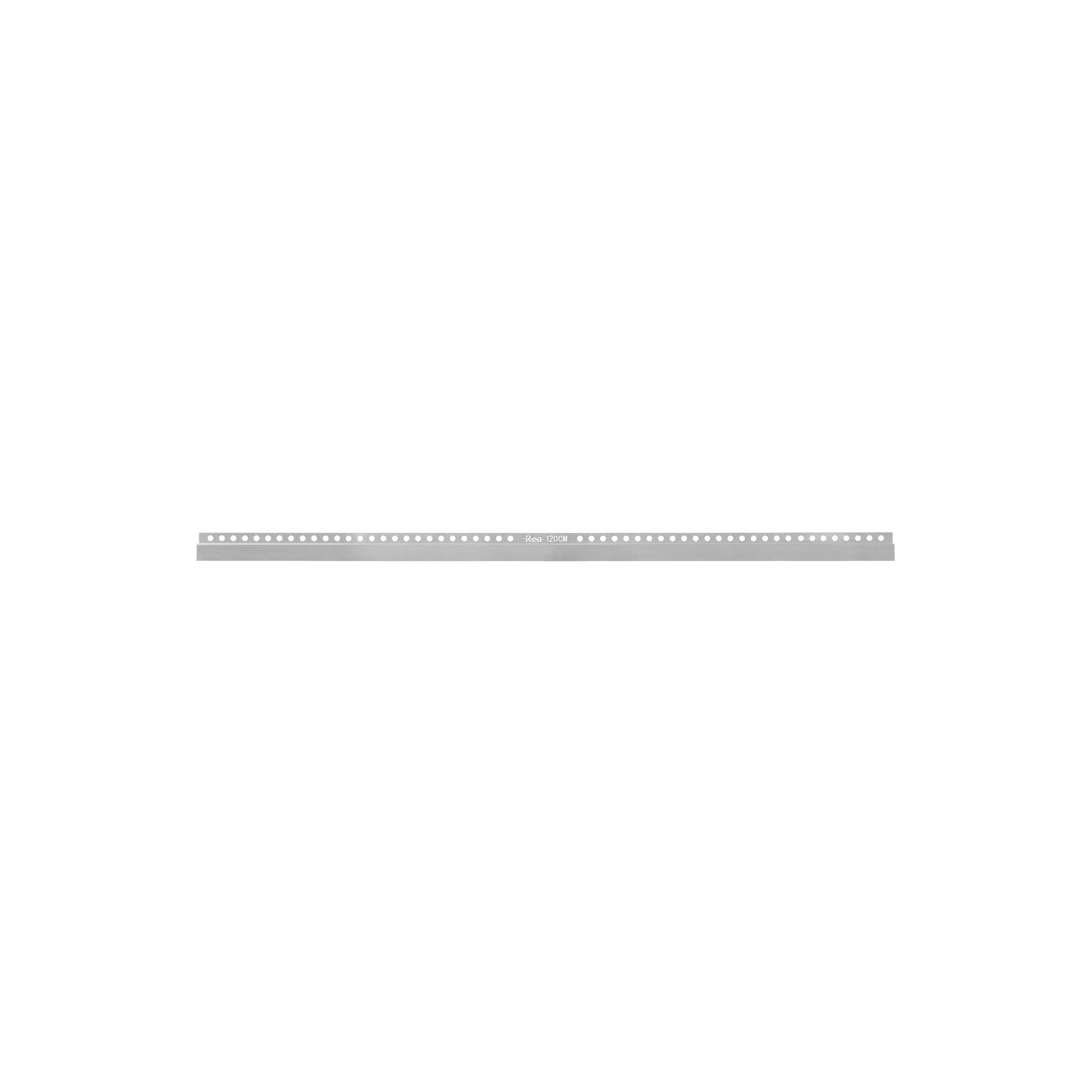 Vordere Duschwannenleiste 120cm Gebürstetes Nickel