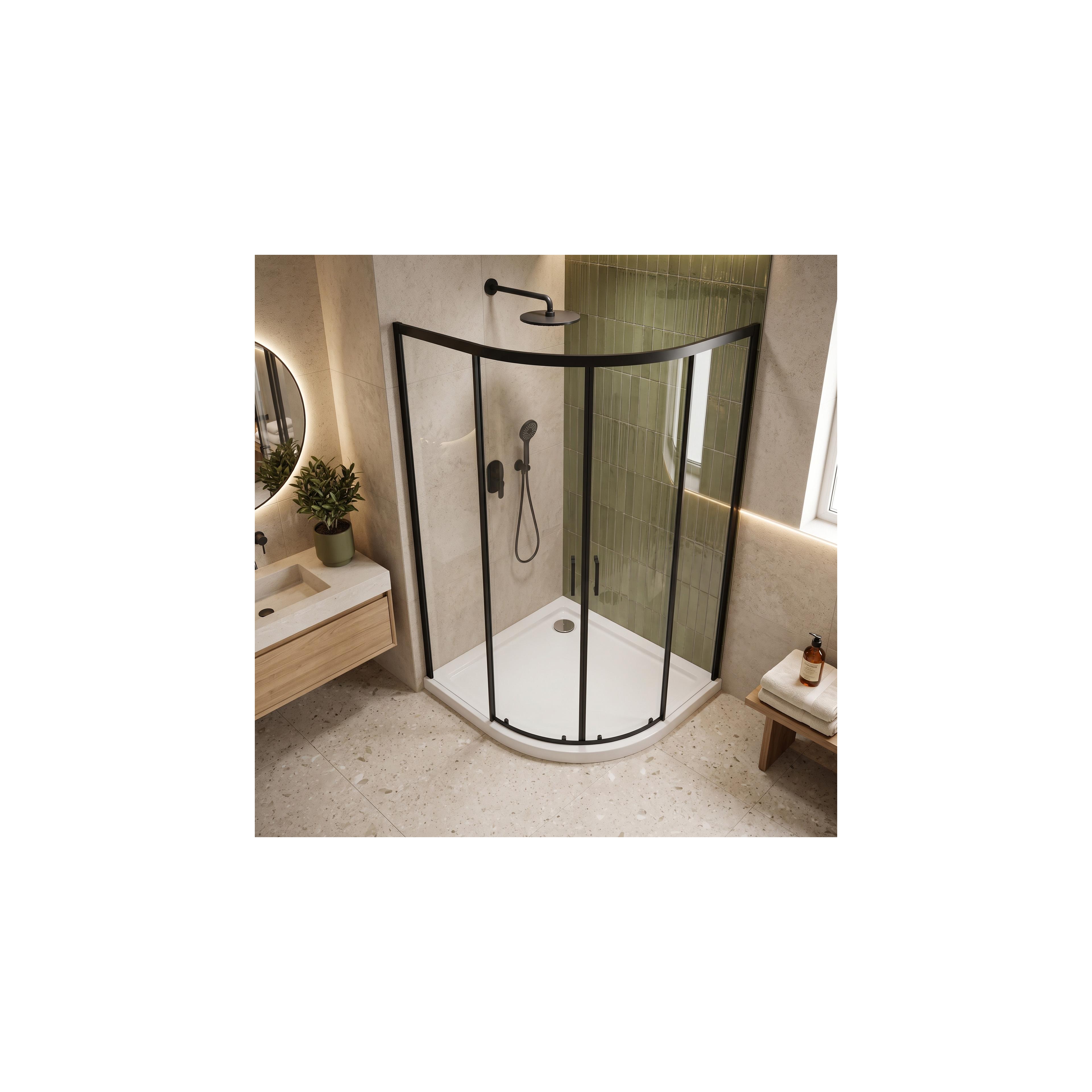 Duschkar Rea Look White 80x80