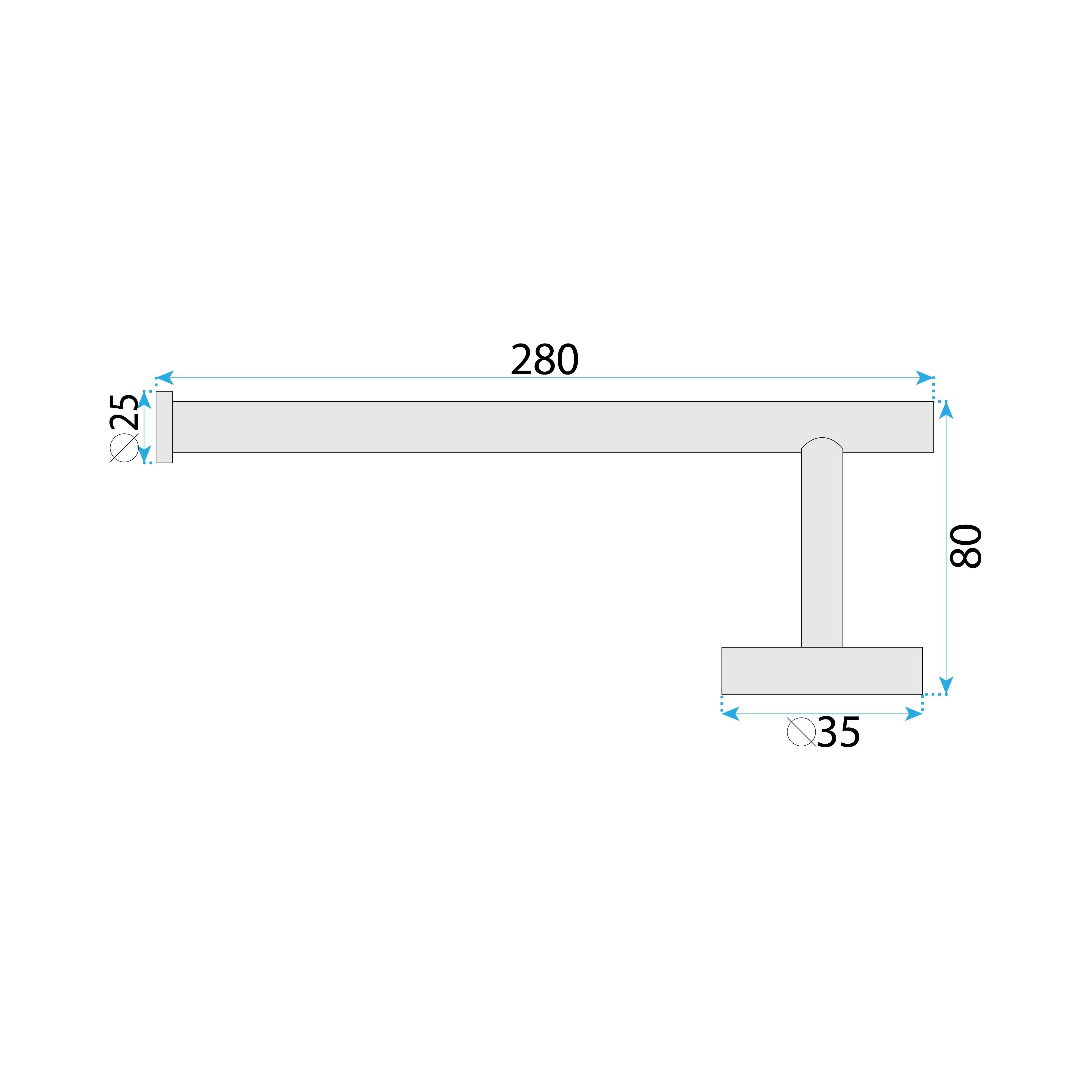 Bathroom hanger 39106 ORI Brush Copper