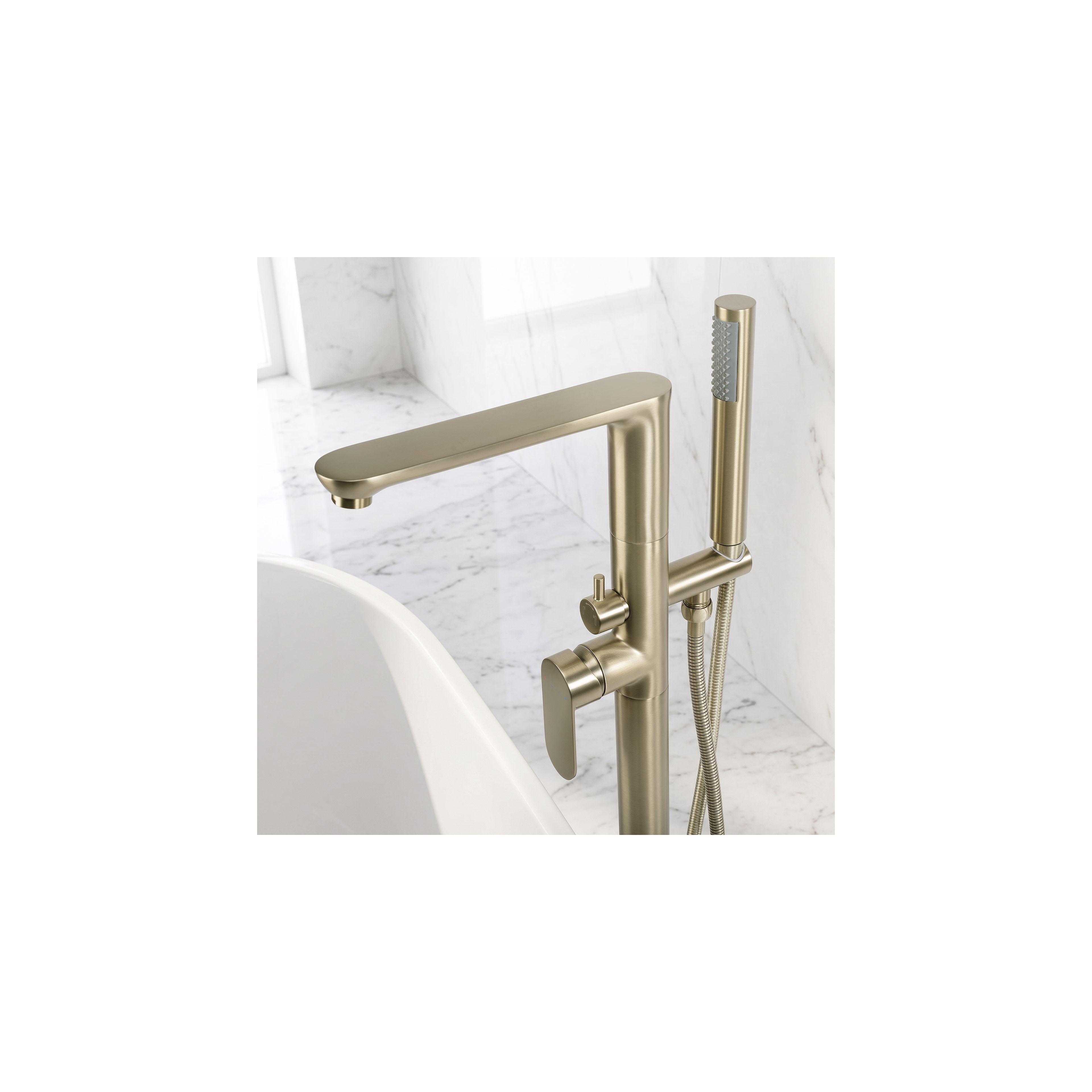 Free-standing faucet Rea Logan Brush Gold