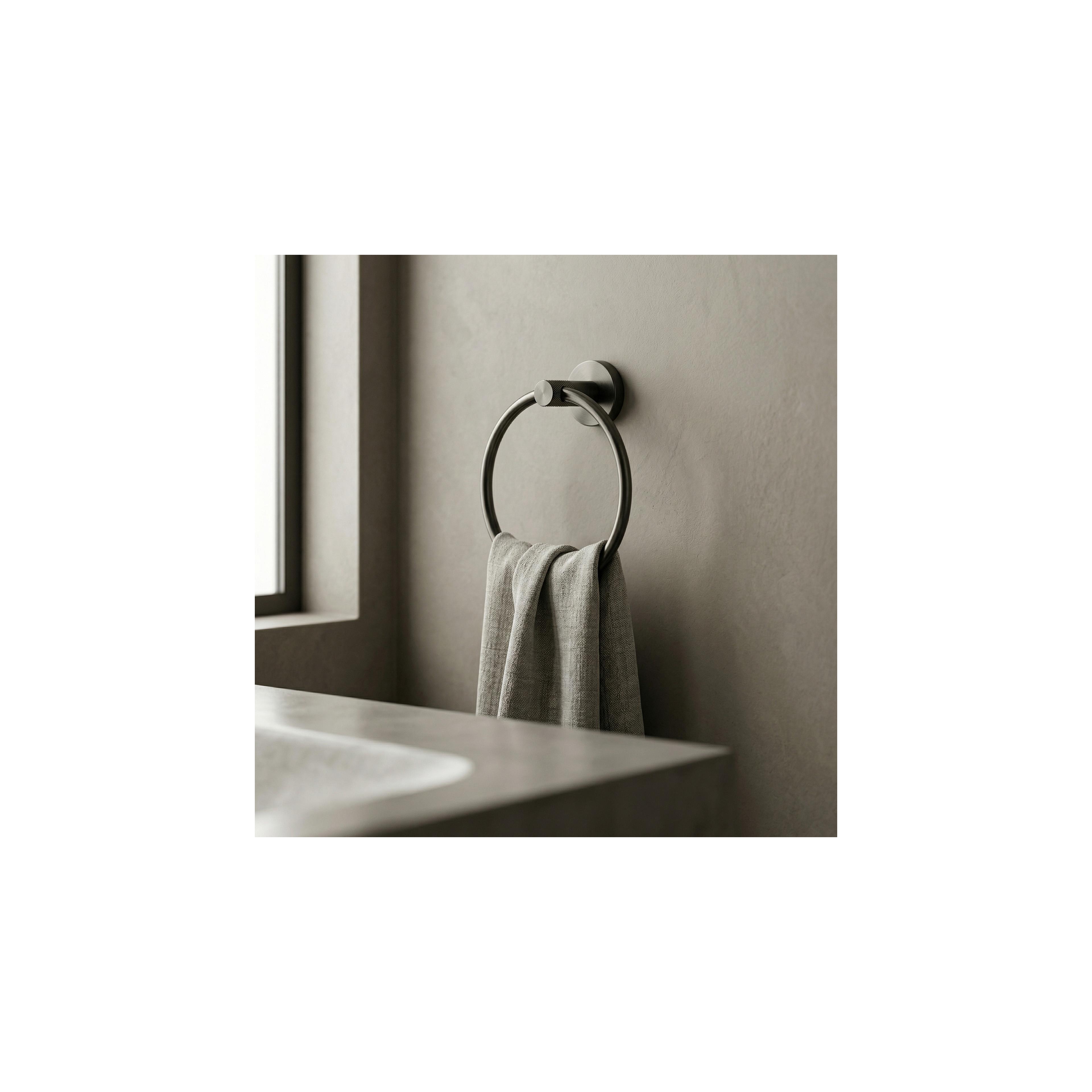 Handtuchhalter Ring 6610 Modern Titan