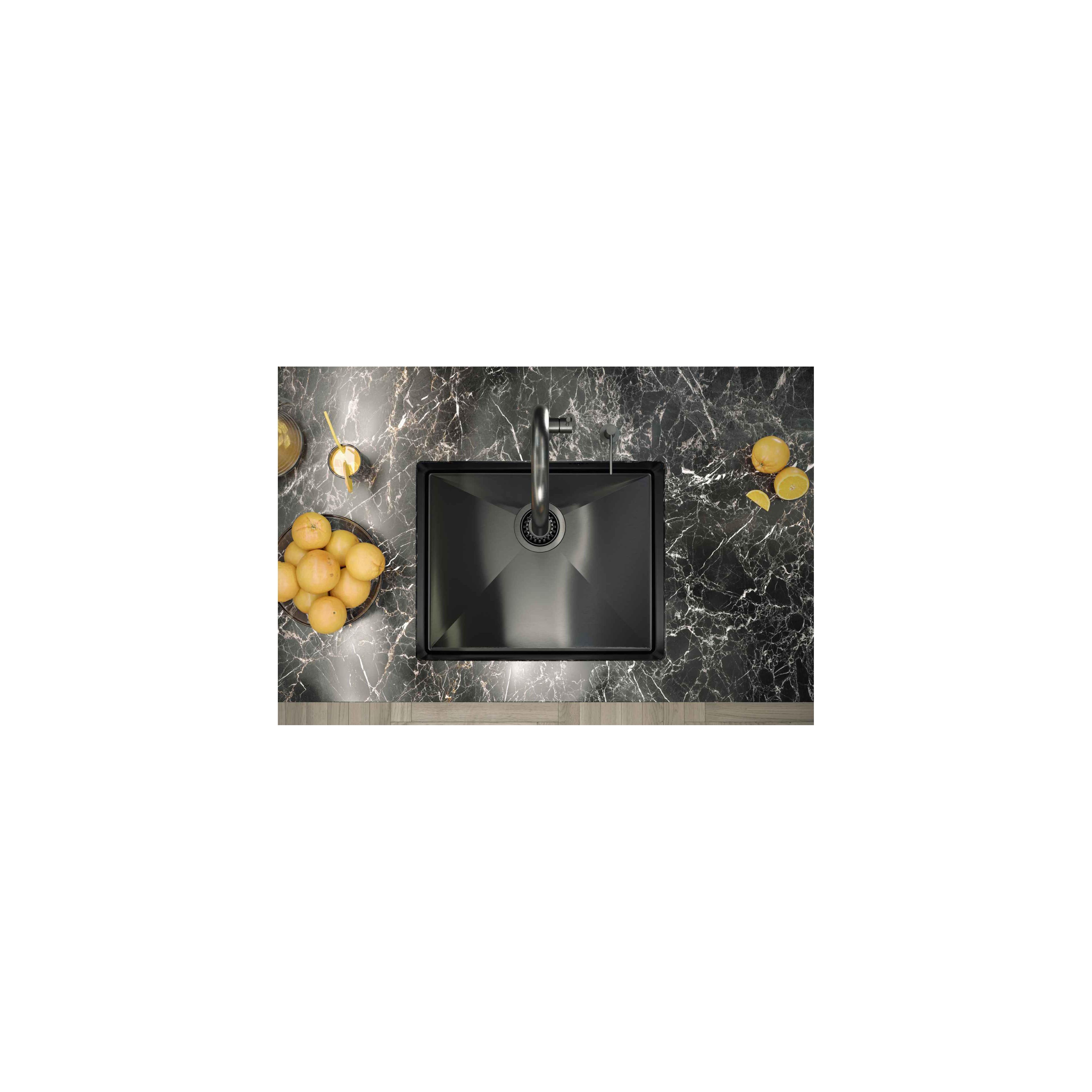 Stainless steel sink ANTHONY 60 GRAPHITE