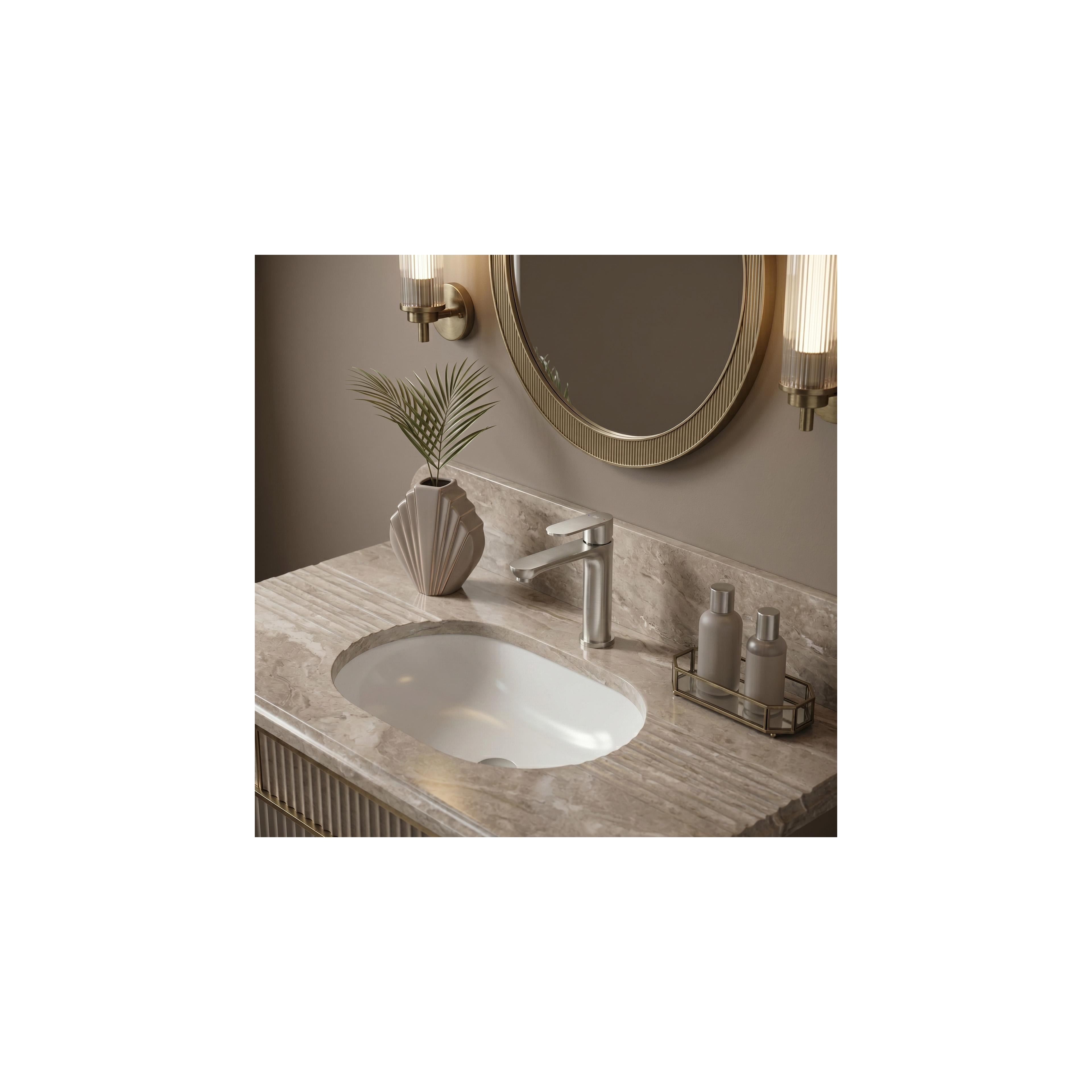 Waschbeckenarmatur Rea Logan Brush Nickel