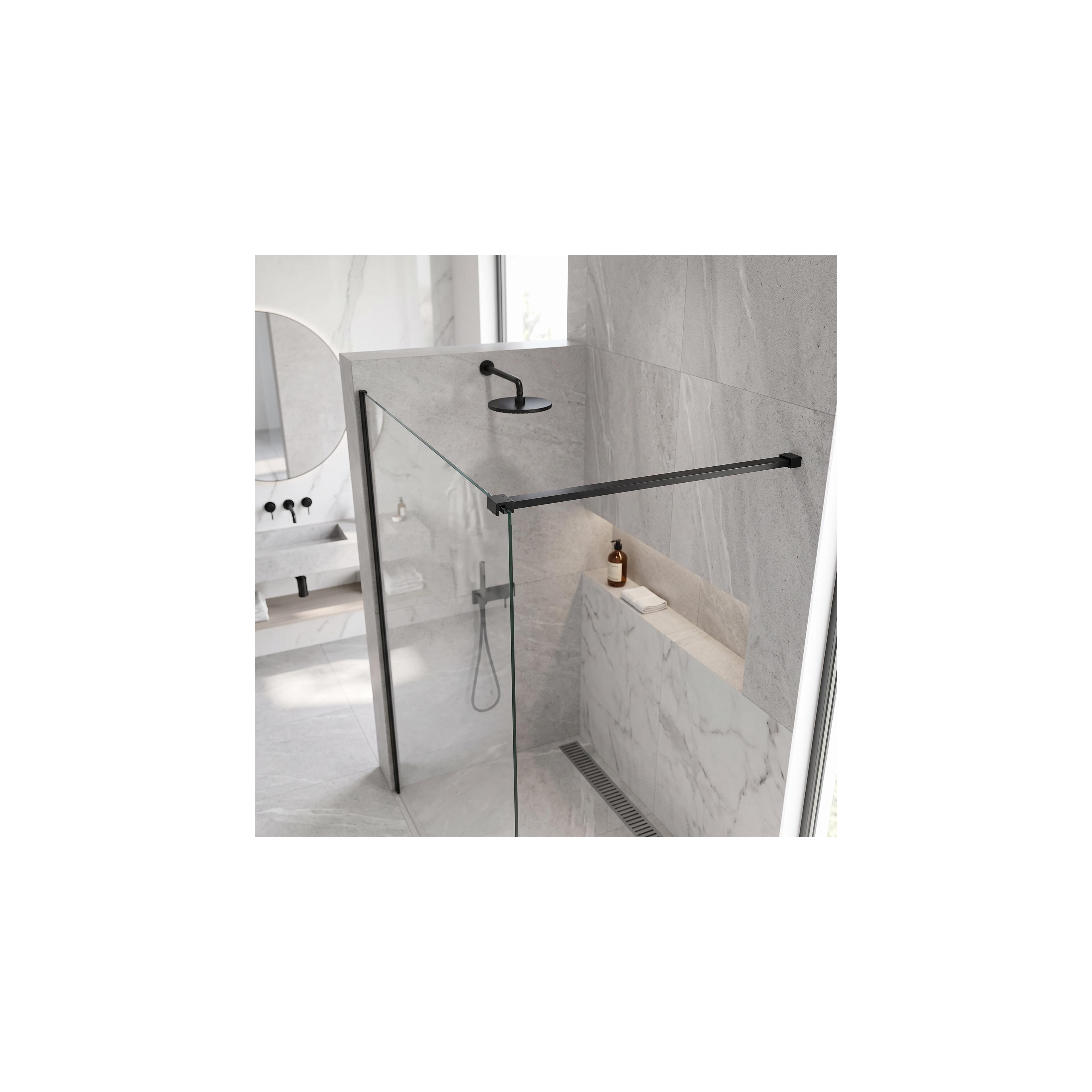 Stabilisierungsstange für Duschwand 150 cm Rea Black