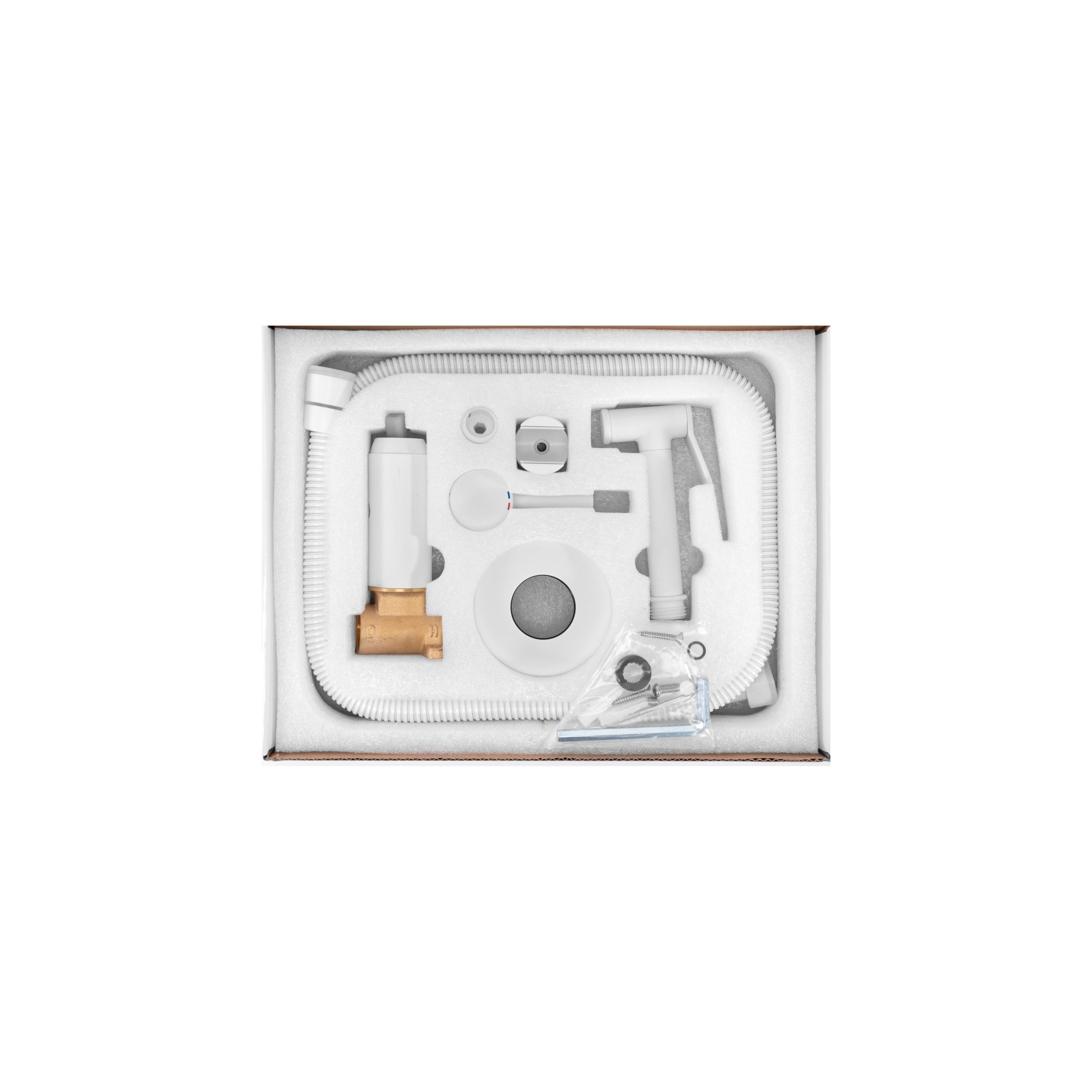 Bidetarmatur  Lungo  Loop White