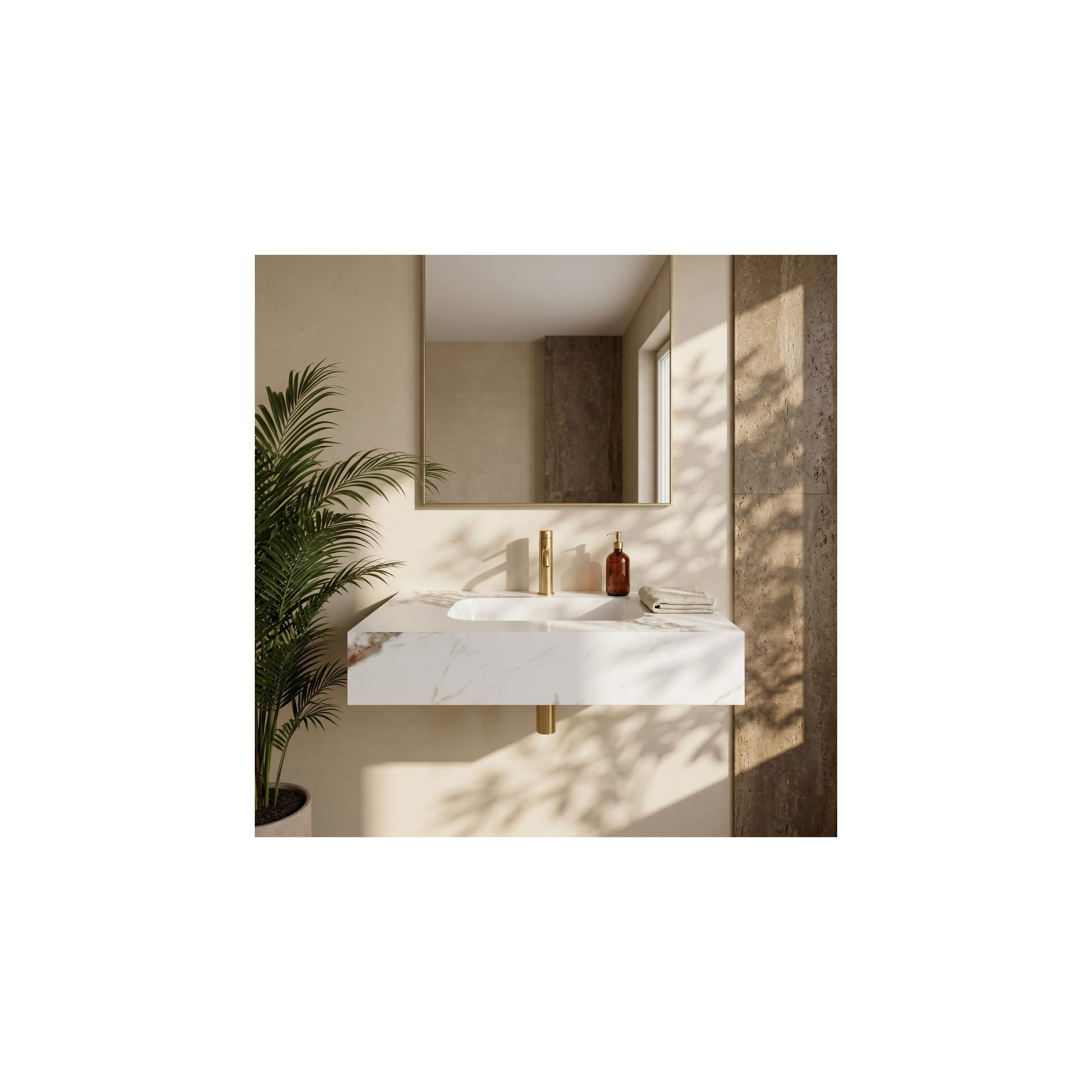 Wandwaschbecken REA Aresa Cold Jade 80
