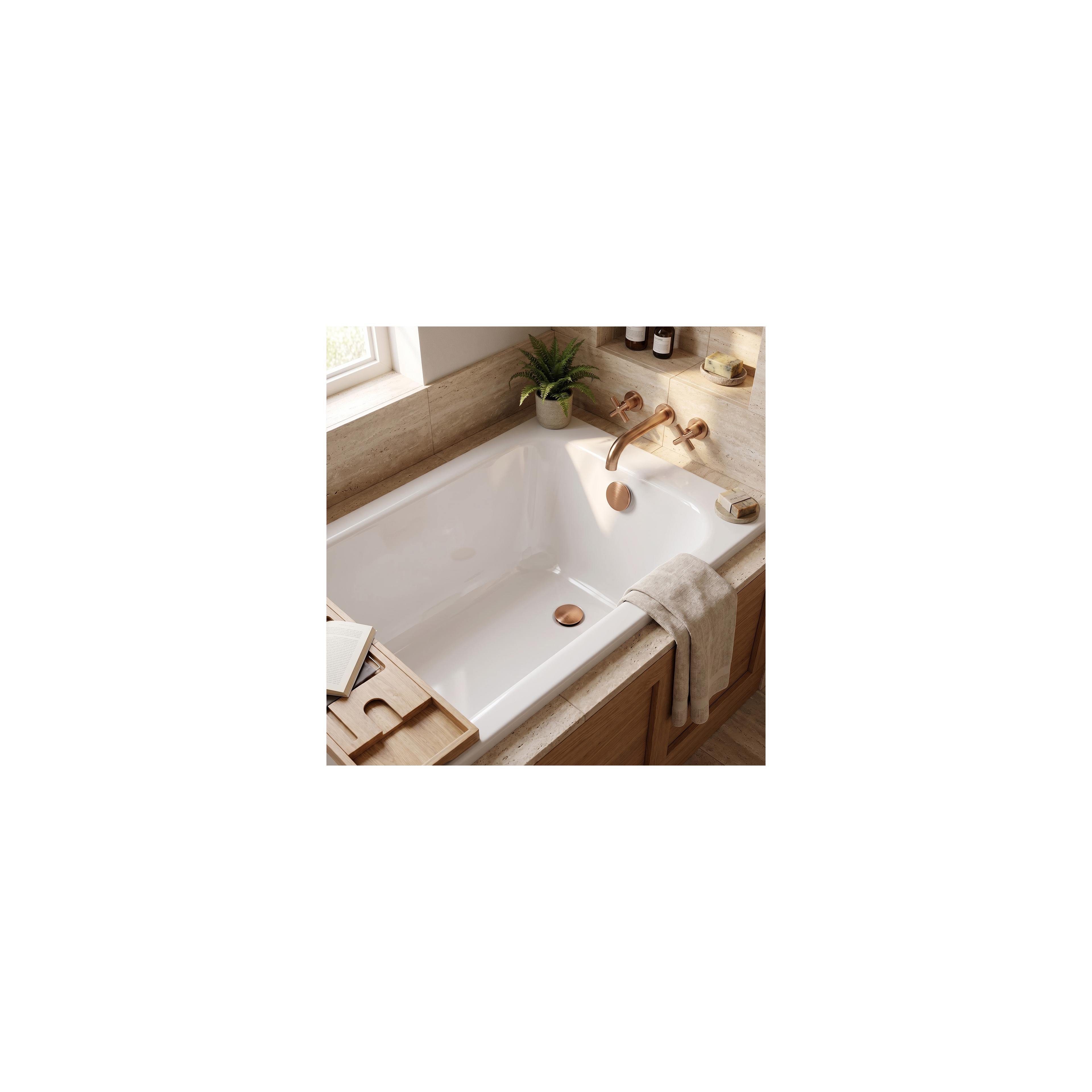 Badewannensiphon Rea mit Klick-Klack-Ablaufventil Brush Gold