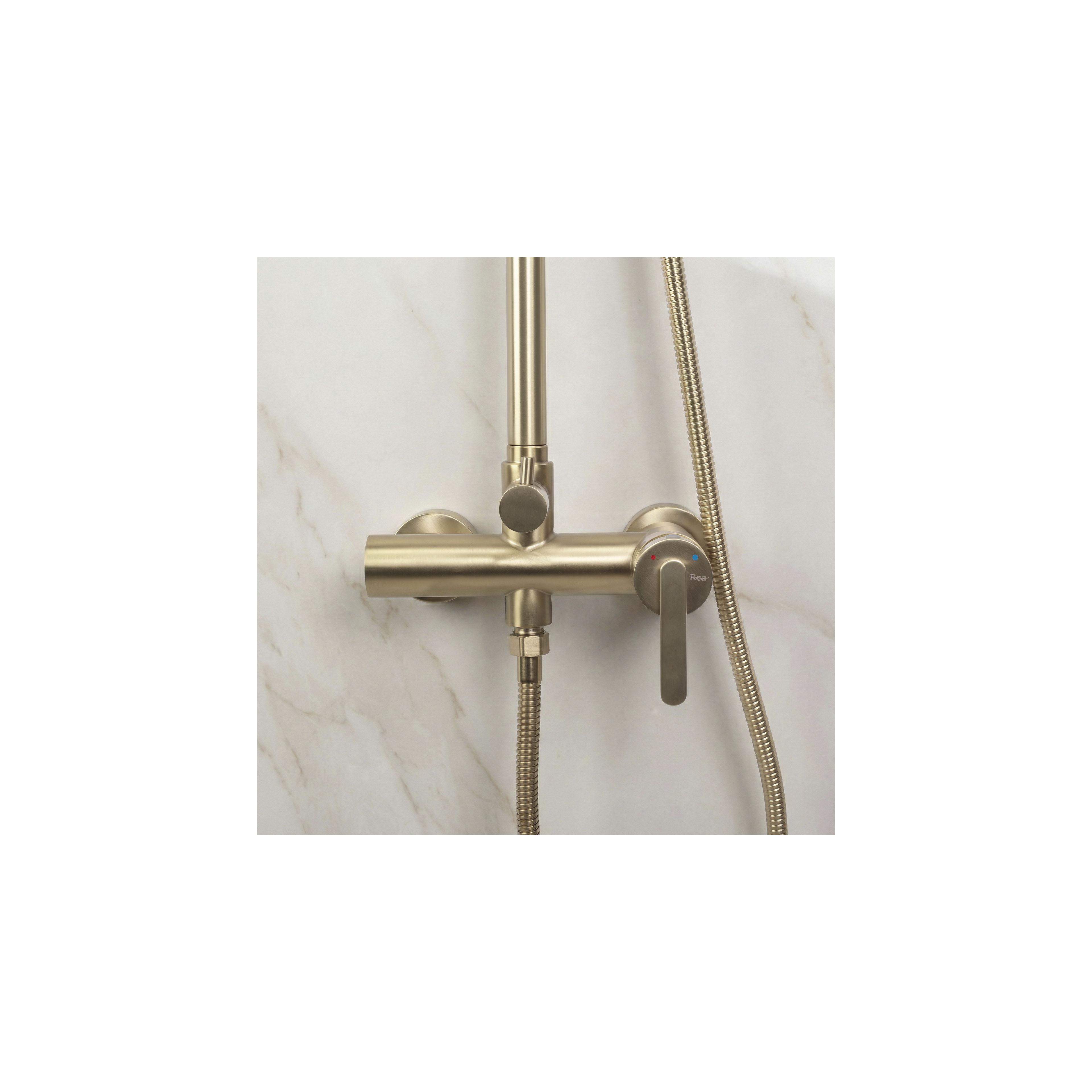Duschgarnitur Rea Ontario Brush Gold