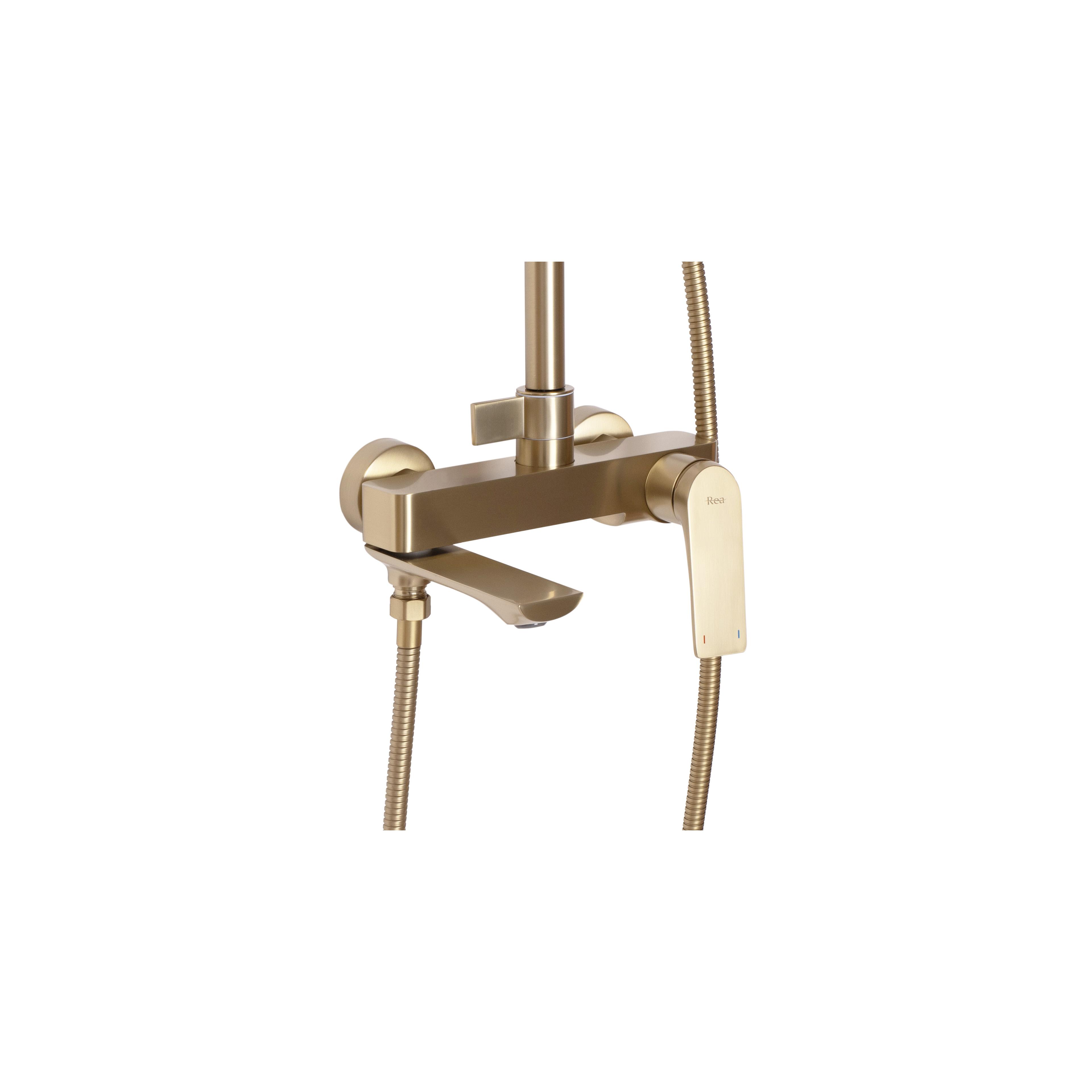 Kit de douche REA AVALON GOLD BRUSH