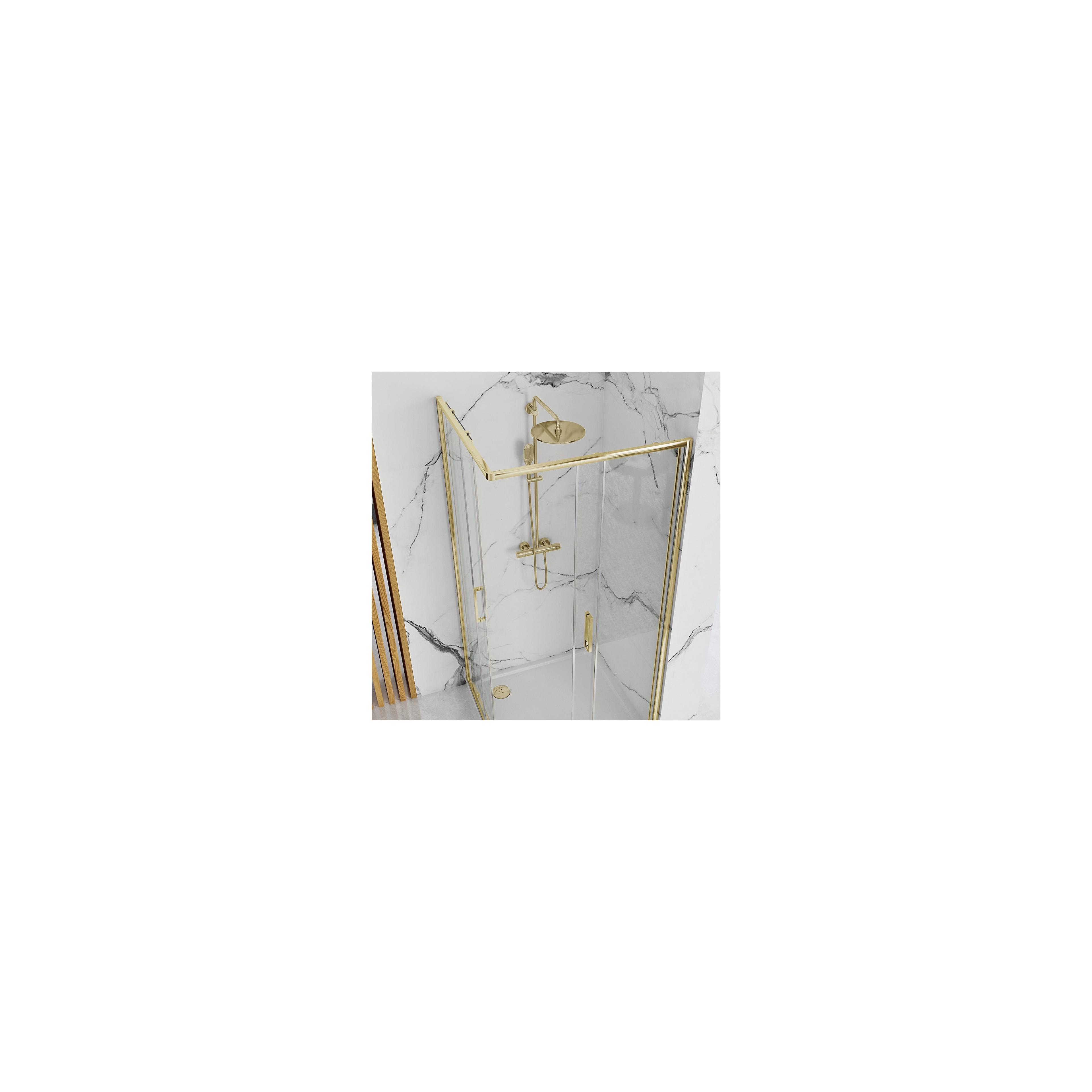 Tuš kabina Rea Punto 80x100 Gold