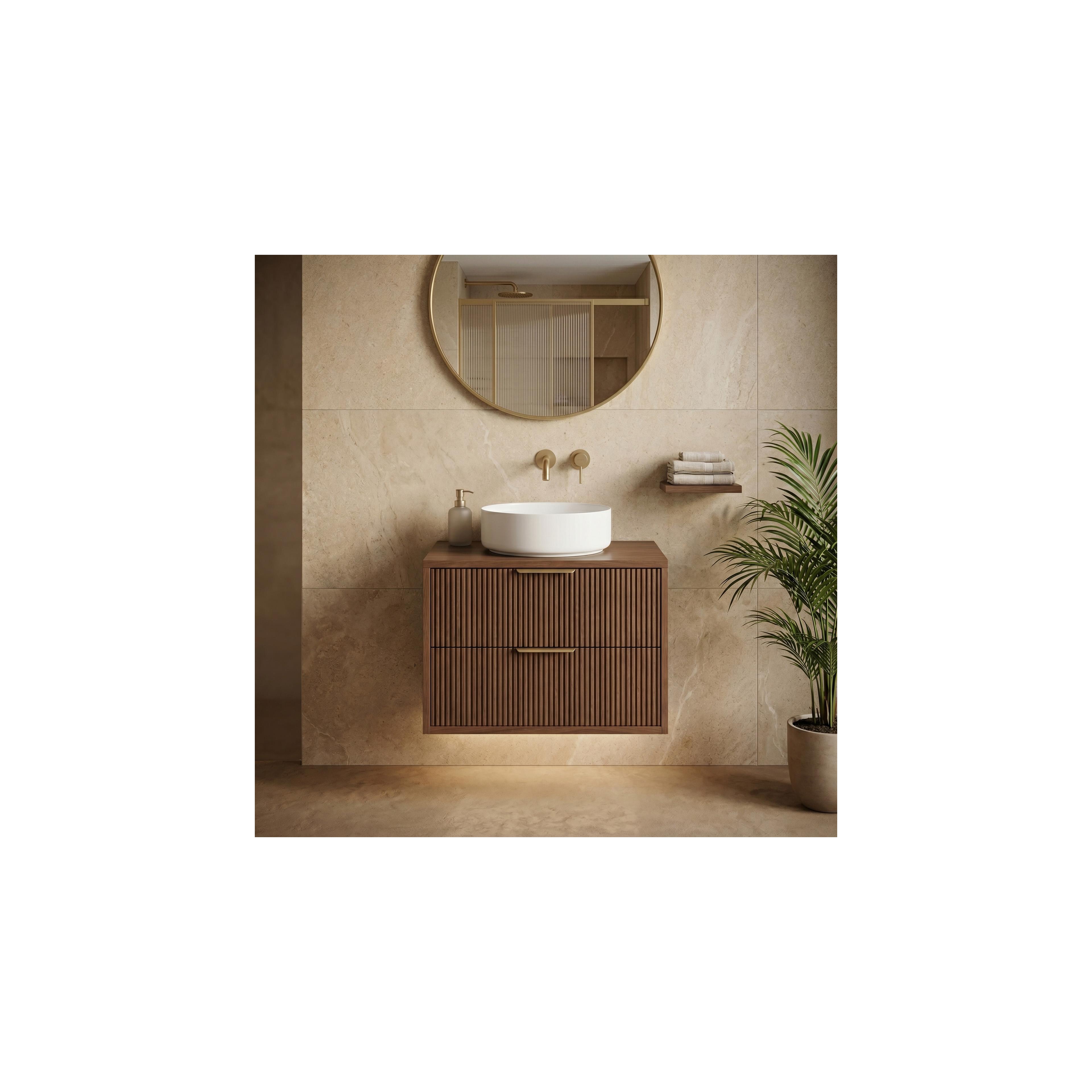 Waschtischunterschrank Rea Mono 60cm Brown