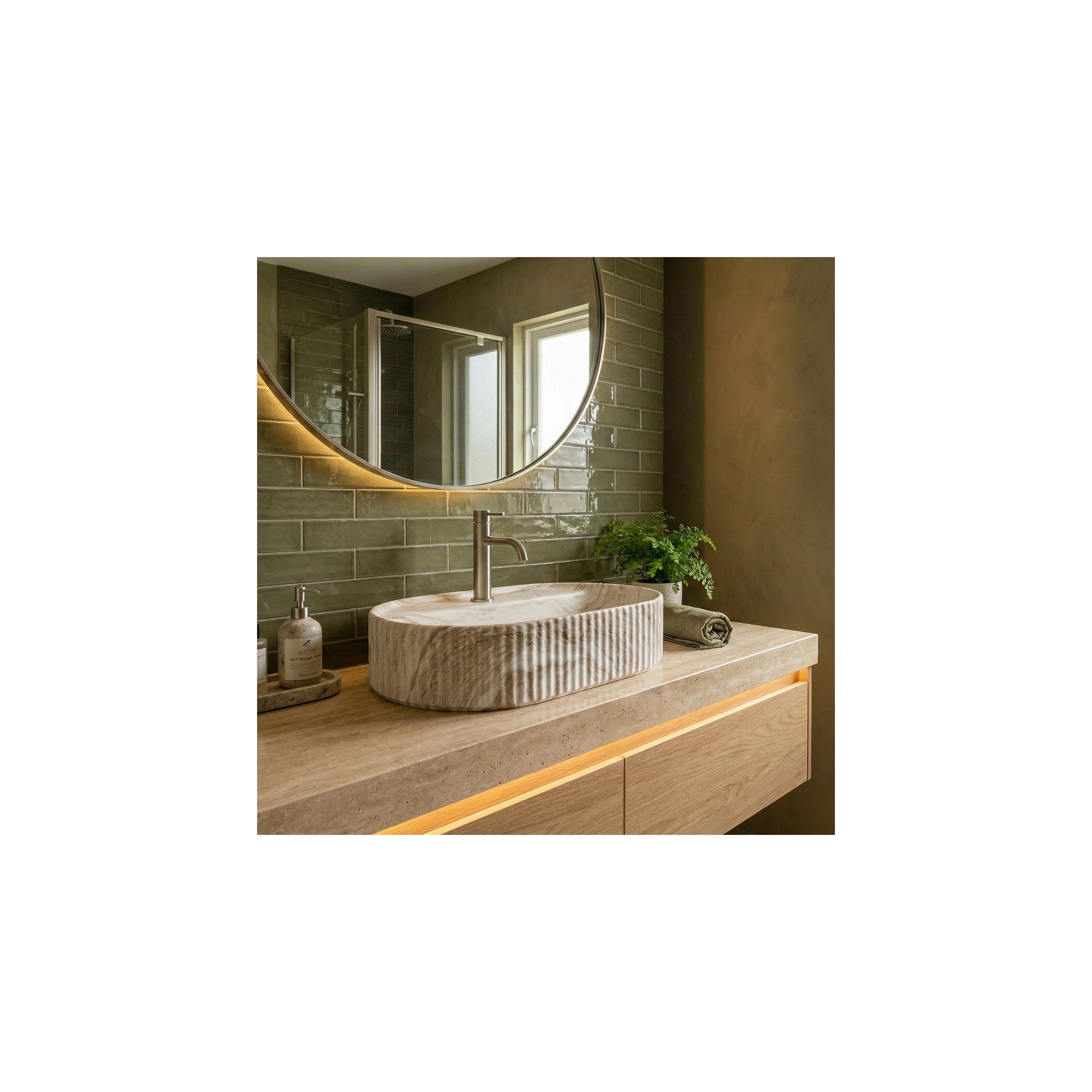 Countertop washbasin Rea Marcela 60 Saturn