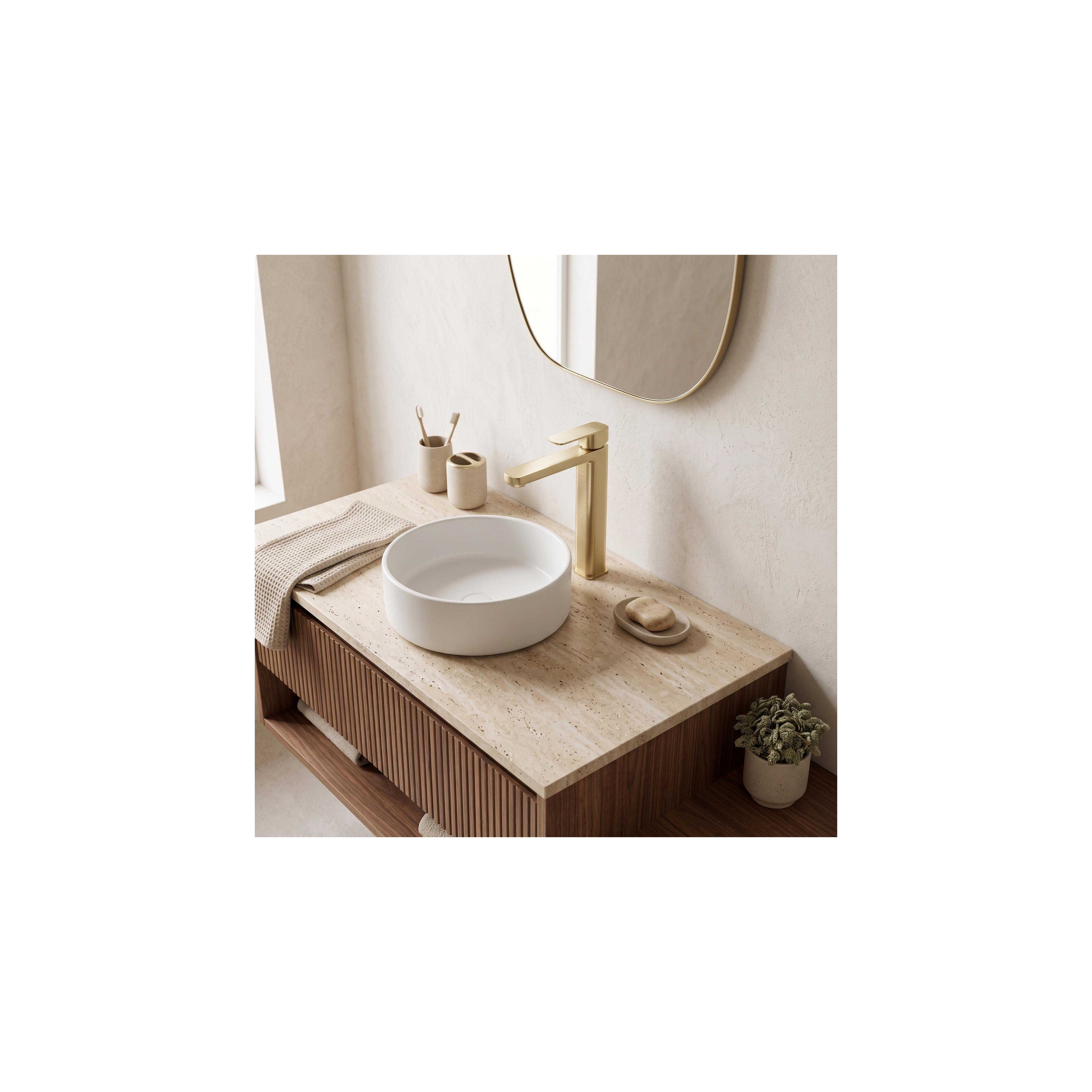 Waschbeckenarmatur Rea Arlo Brush Gold