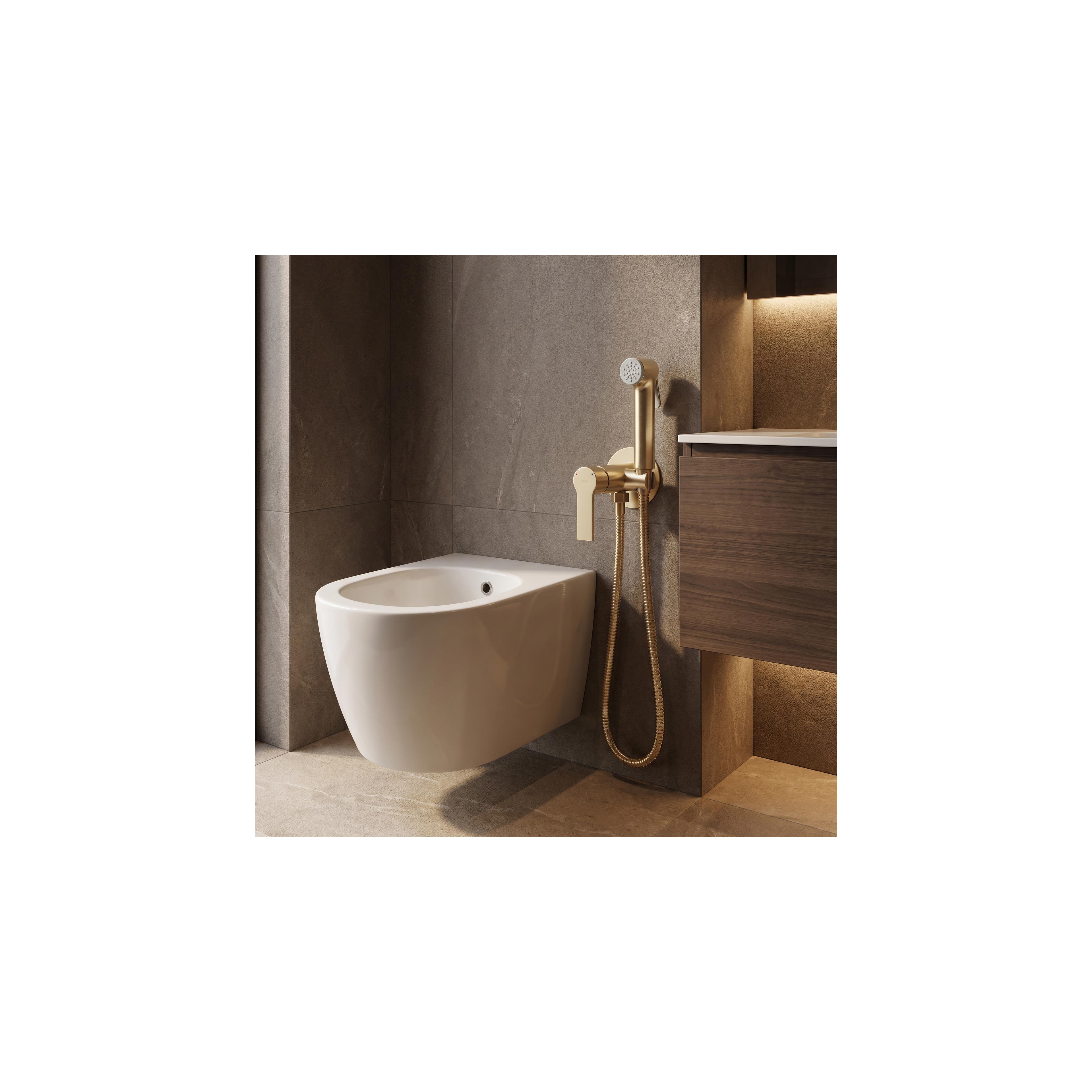 Bidet faucet REA Argus Brush Gold