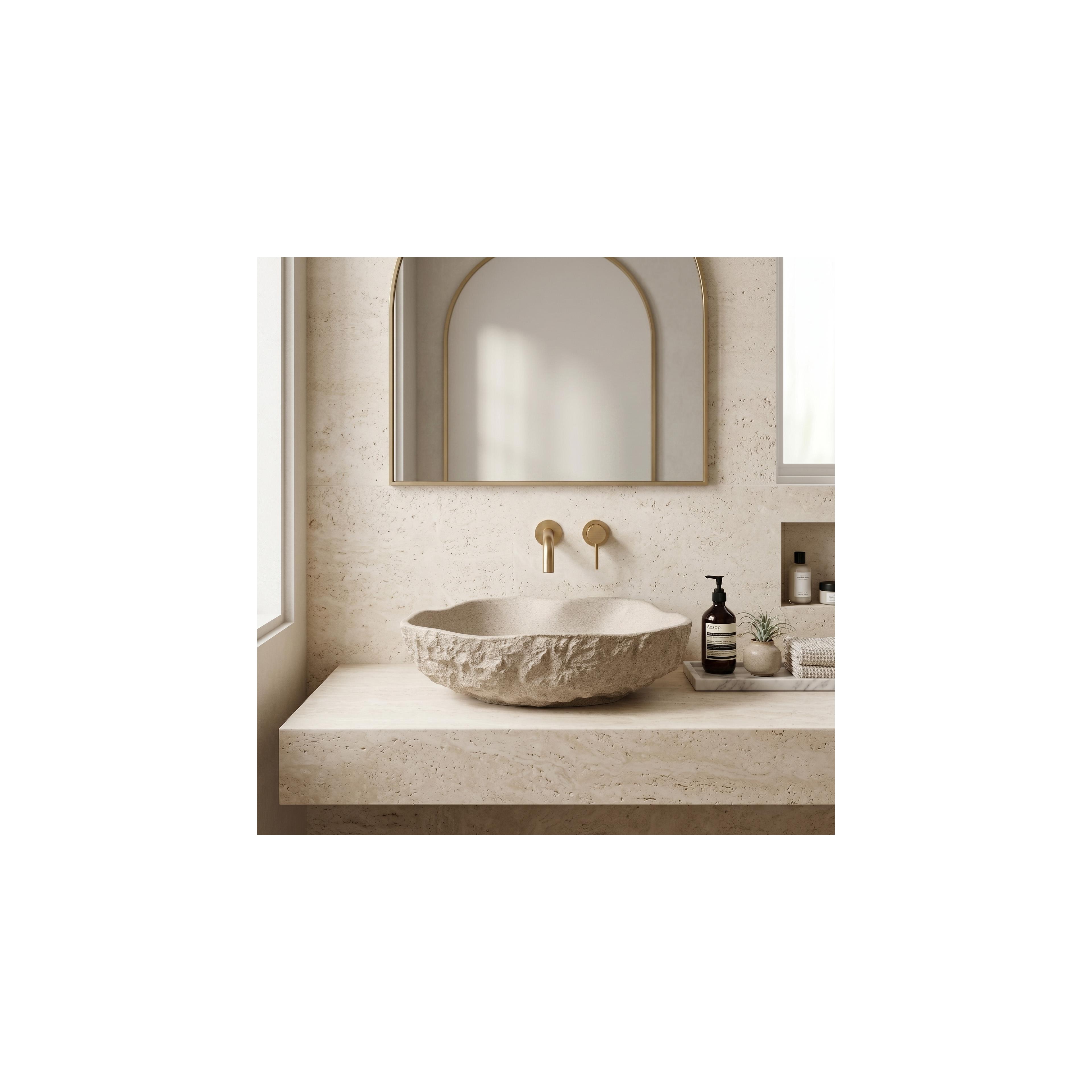 Nadgradni umivaonik Rea Isla Warm Beige