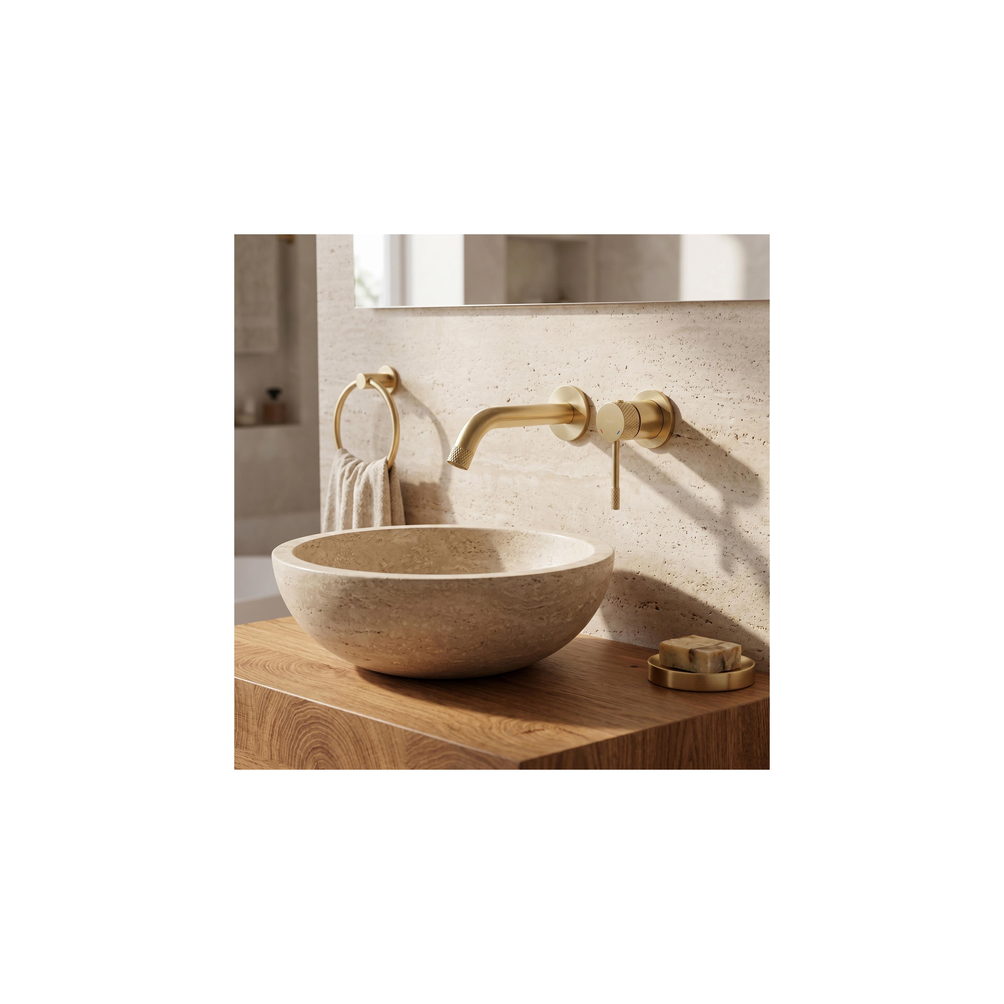 Wall Mounted faucet REA Venti Brush Gold