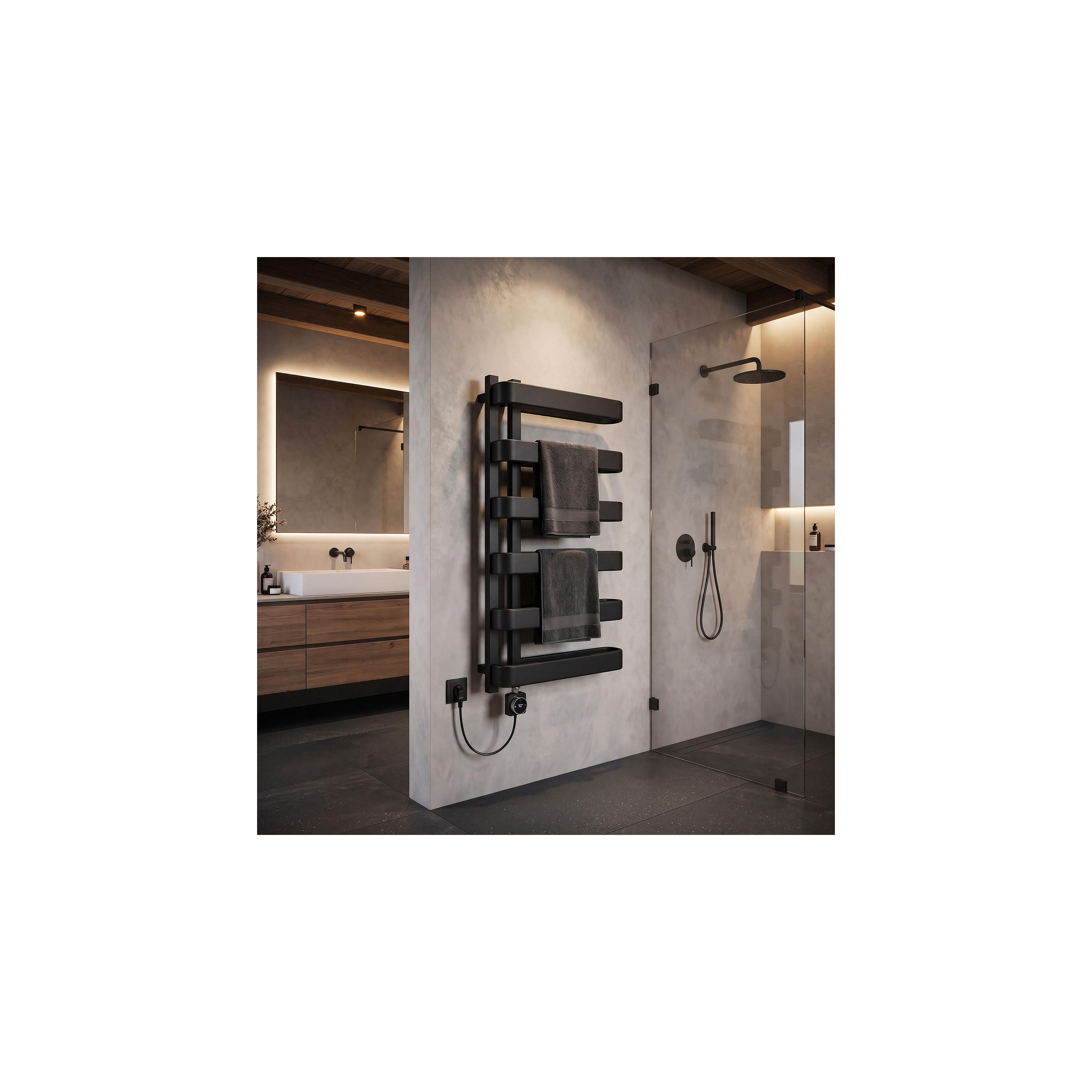 Electric Radiator Rea Artas 90x50cm Black