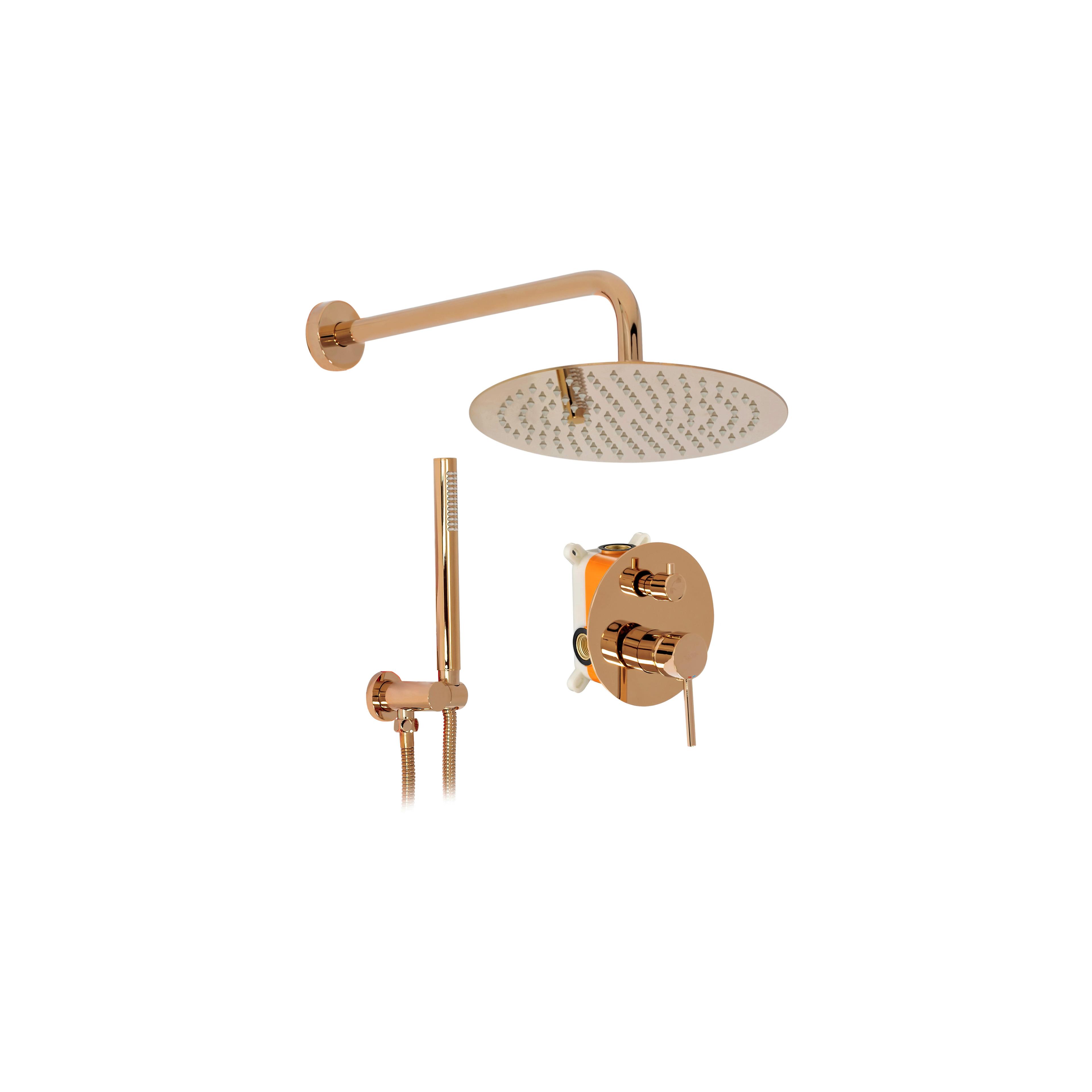 Potinkinė dušo sistema Rea Lungo Copper + DĖŽUTĖ
