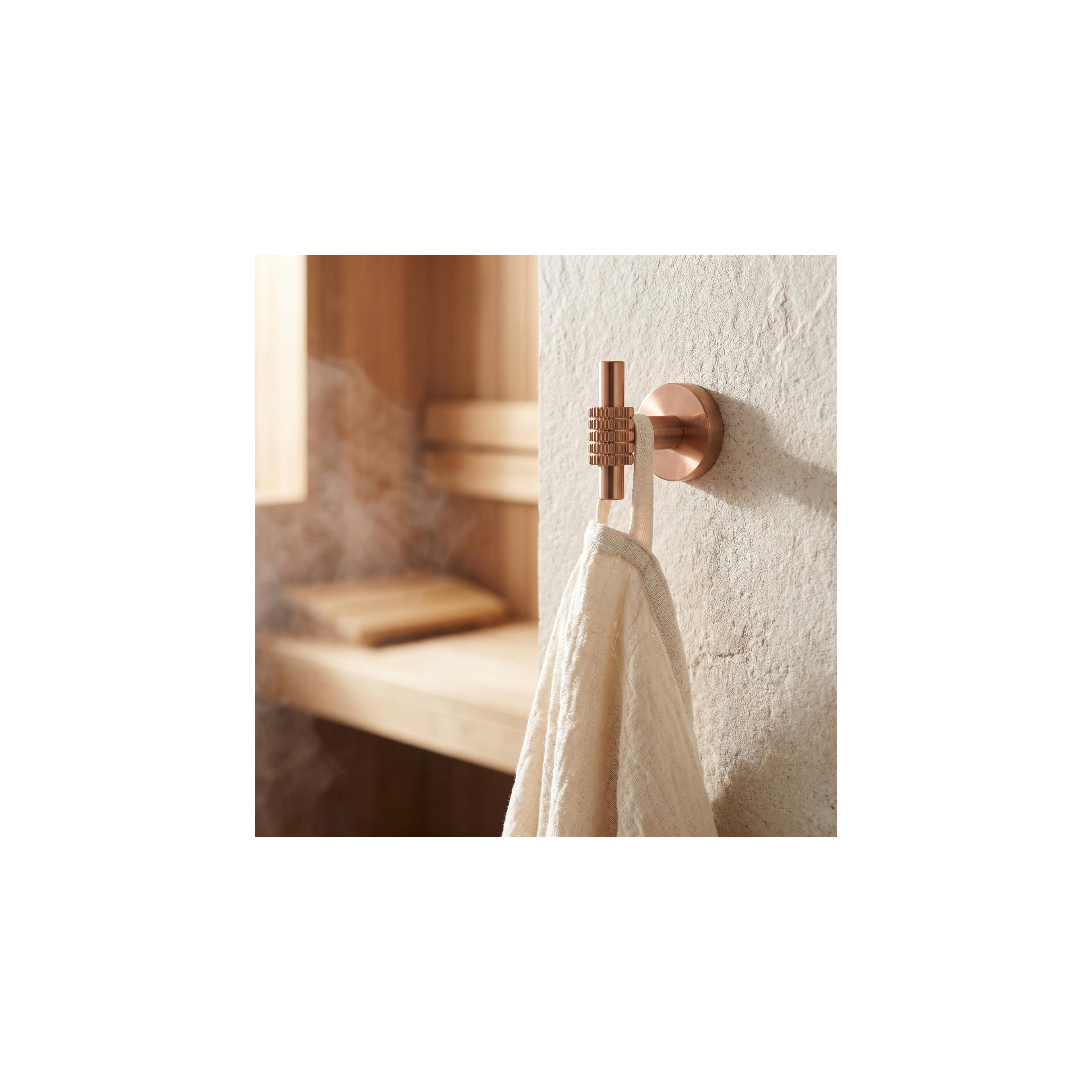 Patère de salle de bain 29104  Riwon Brush Copper