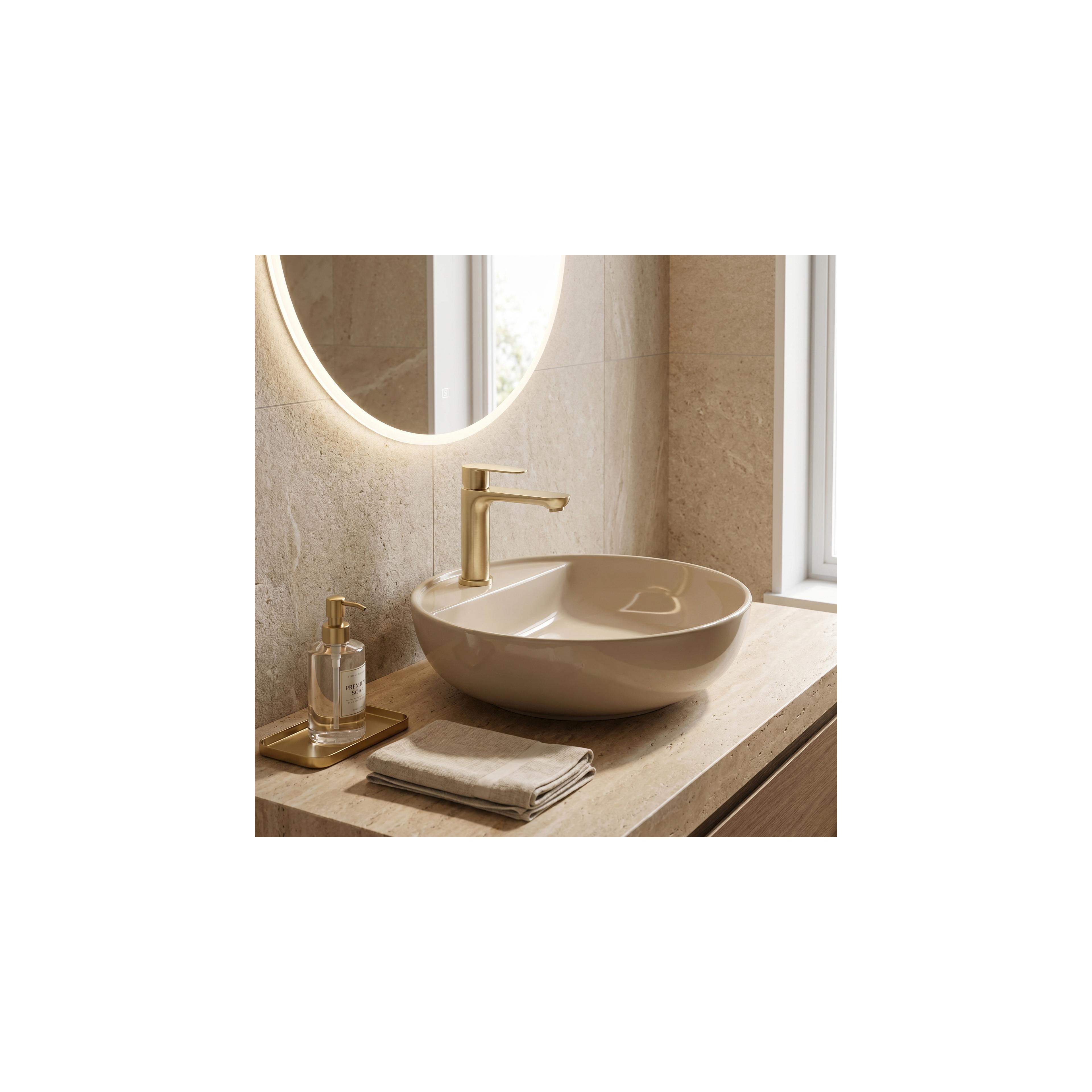 Waschbeckenarmatur Rea Logan Brush Gold