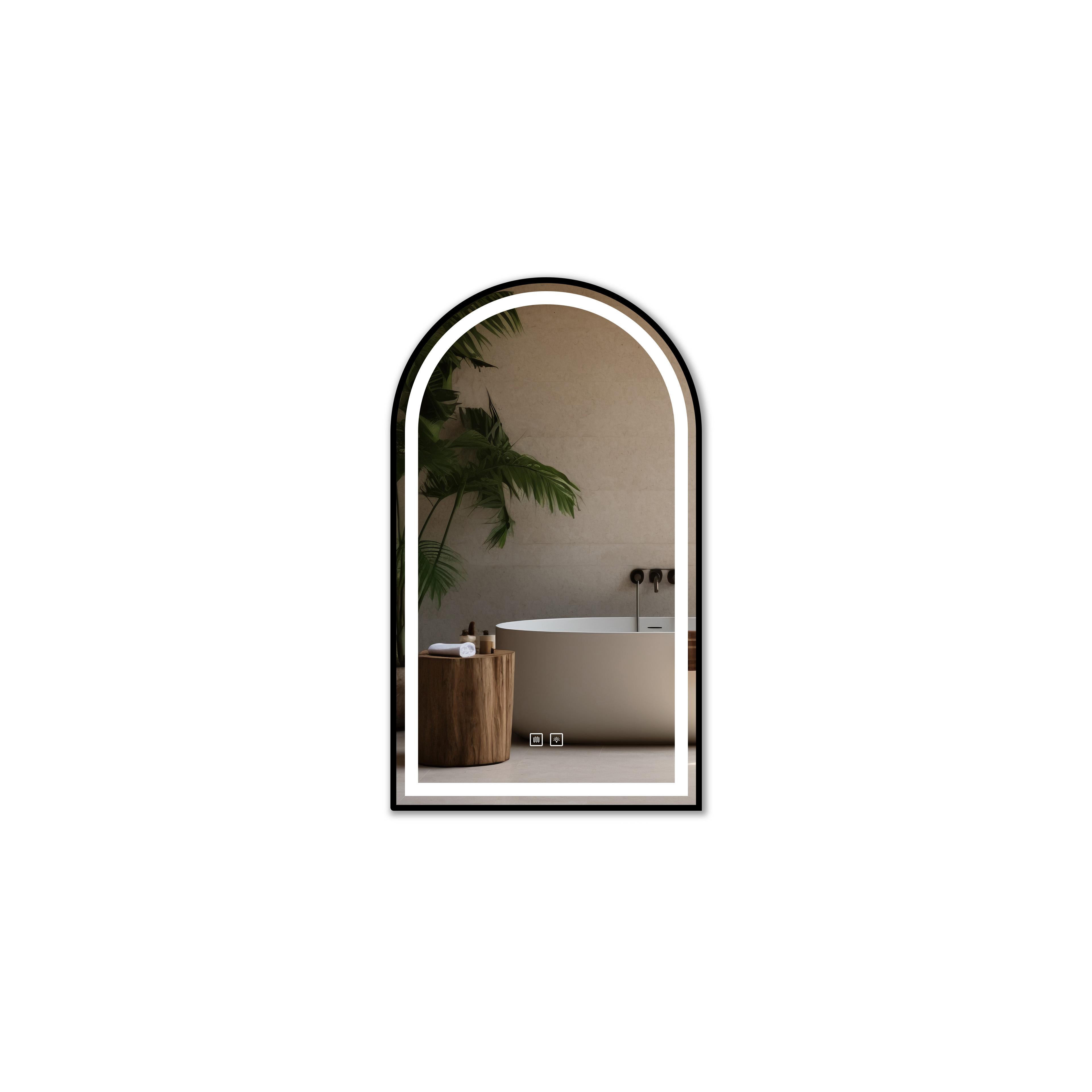 Miroir LED 60x100cm DASH BLACK