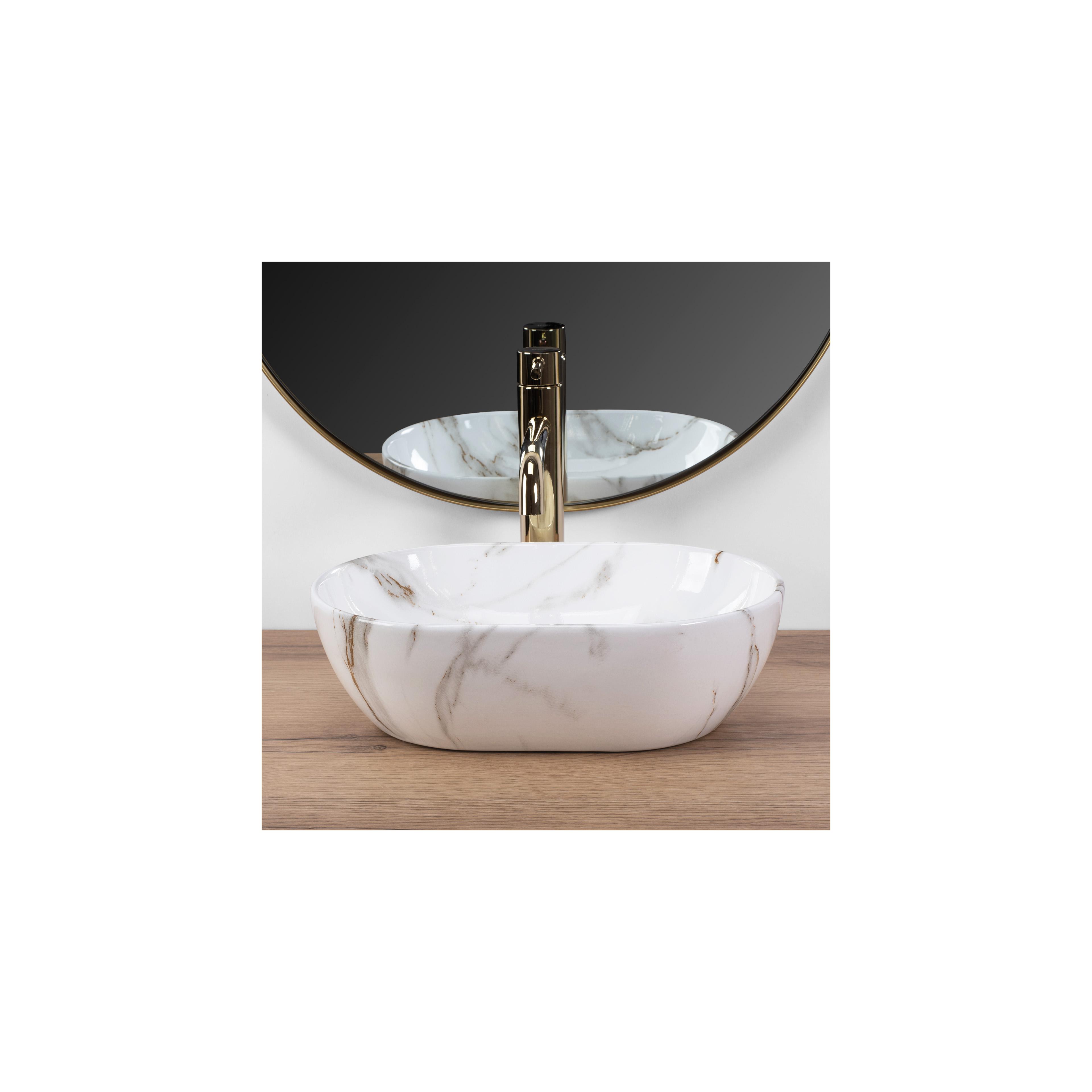 Νιπτήρας Rea AMELIA MINI AIAX SHINY  (38 x Π 26 x Υ12)