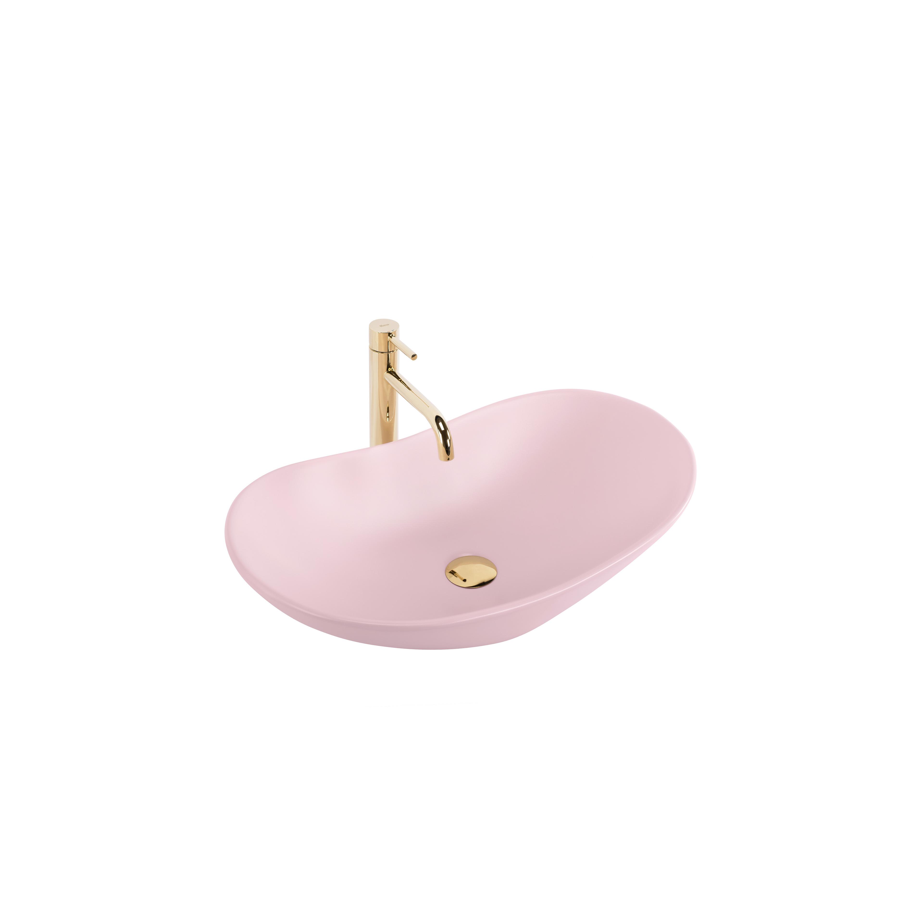 Aufsatzwaschbecken Rea Royal Powder Pink Matt
