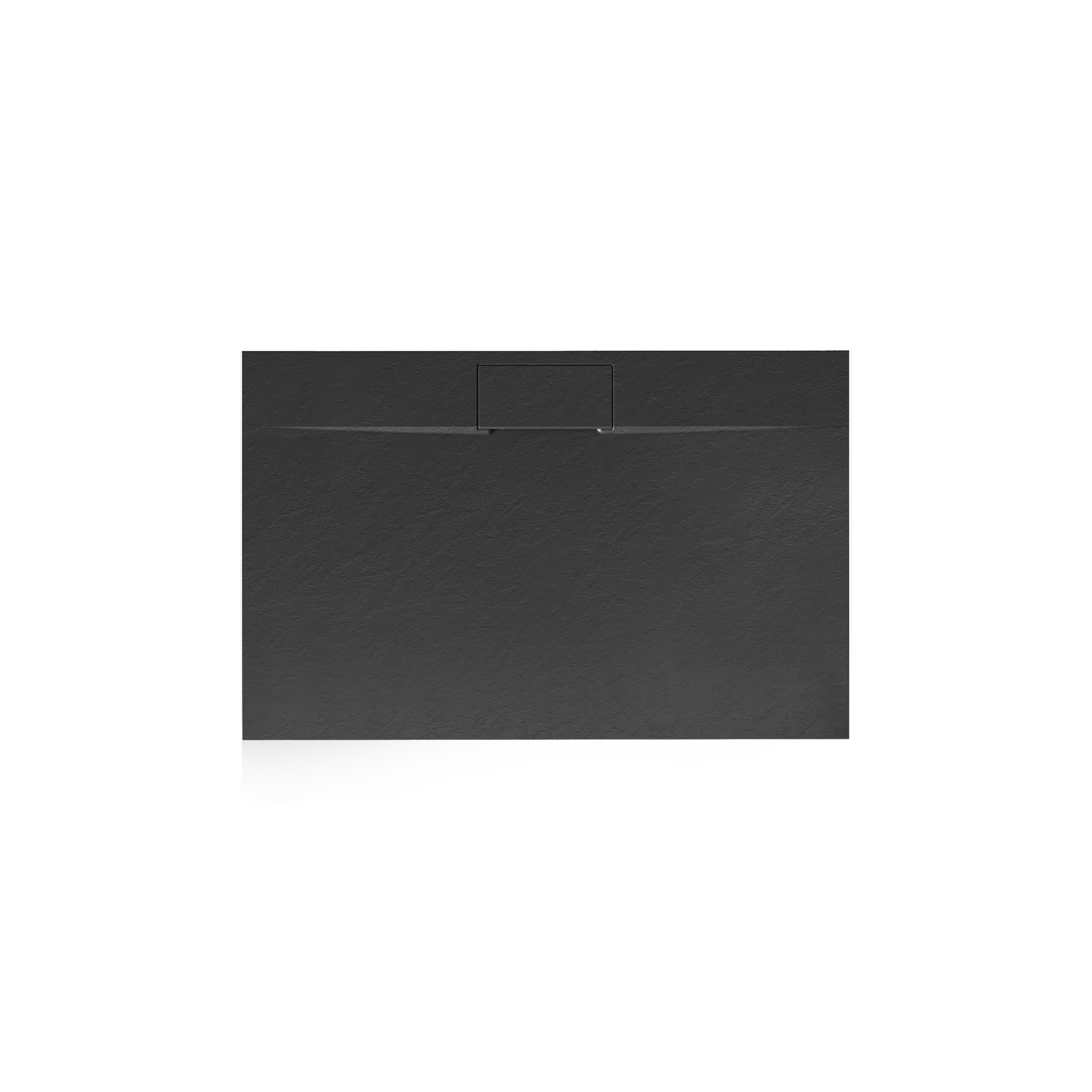 Duschtasse Bazalt long Black 90x120