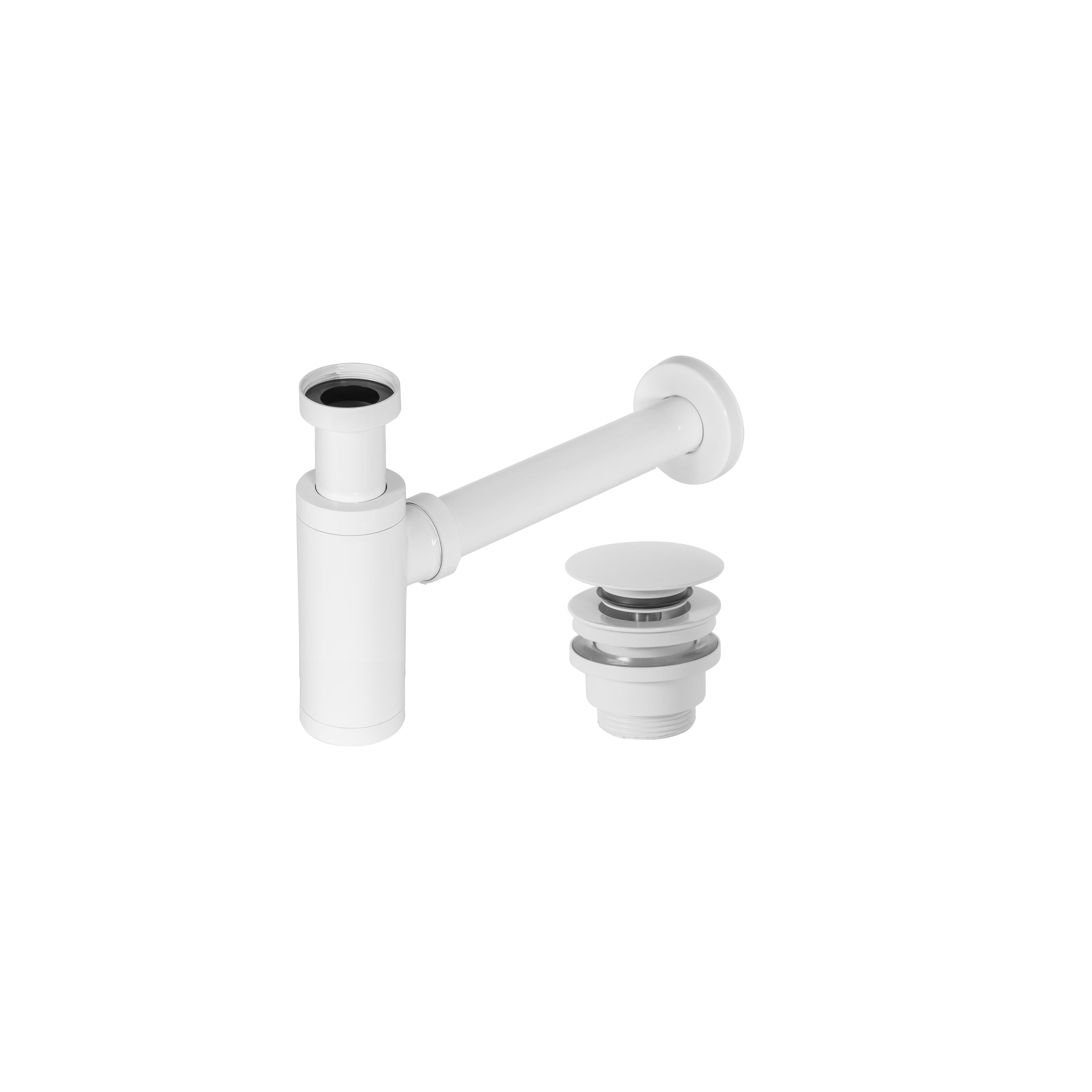 Waschtisch-Siphon Klik-Klak Universal Rea Weiß