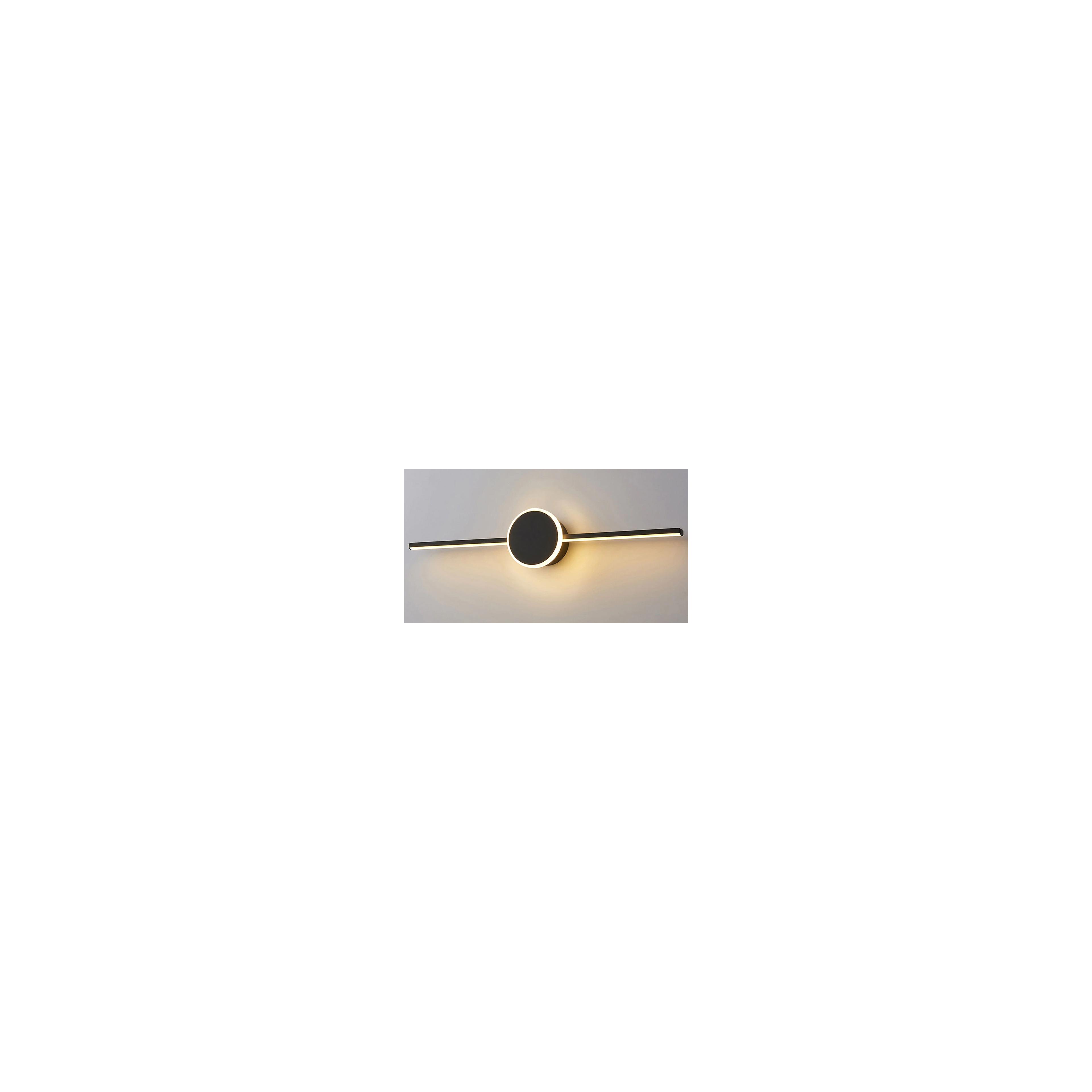 LED sieninis šviestuvas 80CM APP850-1W ROUND BLACK