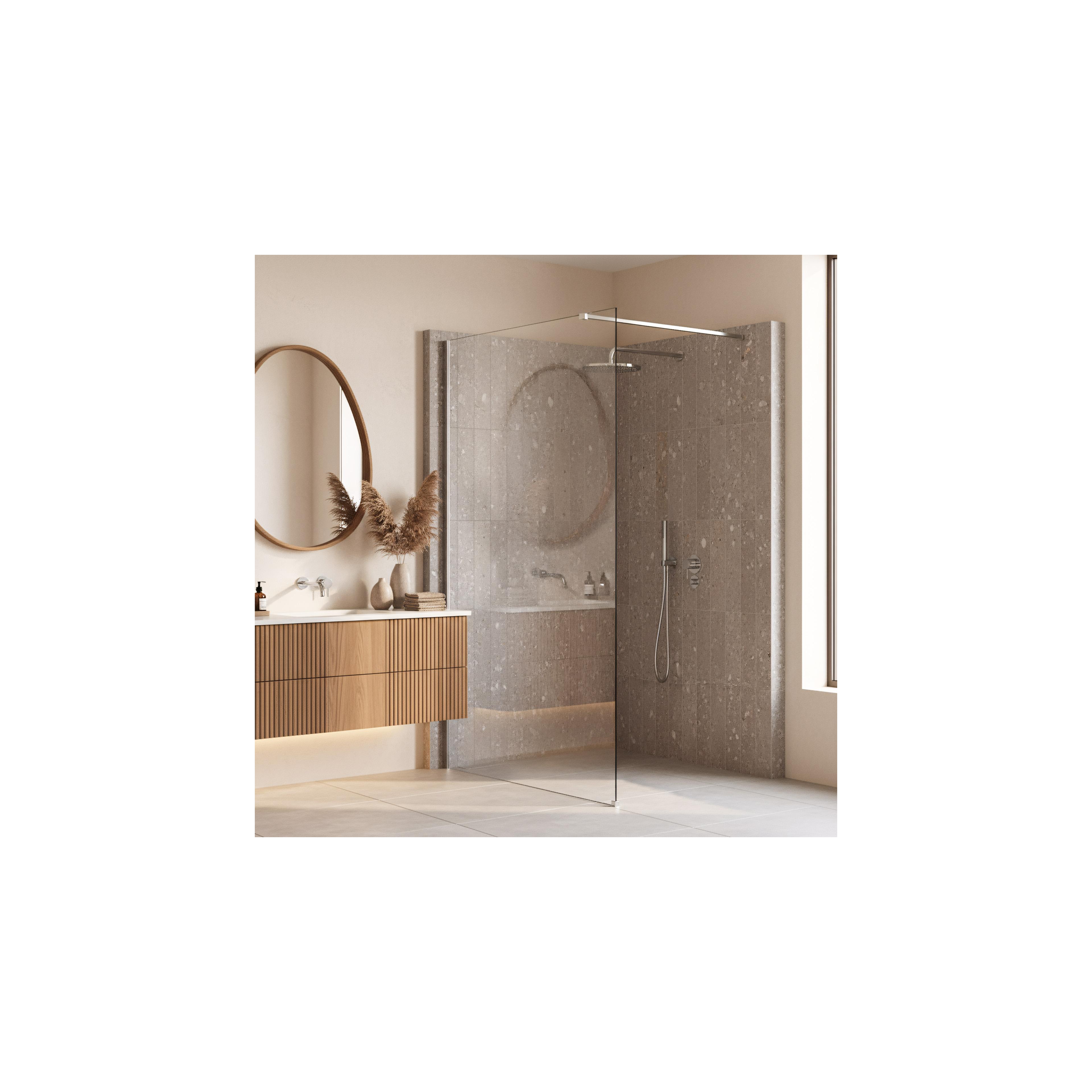 Paroi de douche Rea Flexi Transparent / Chrome 120
