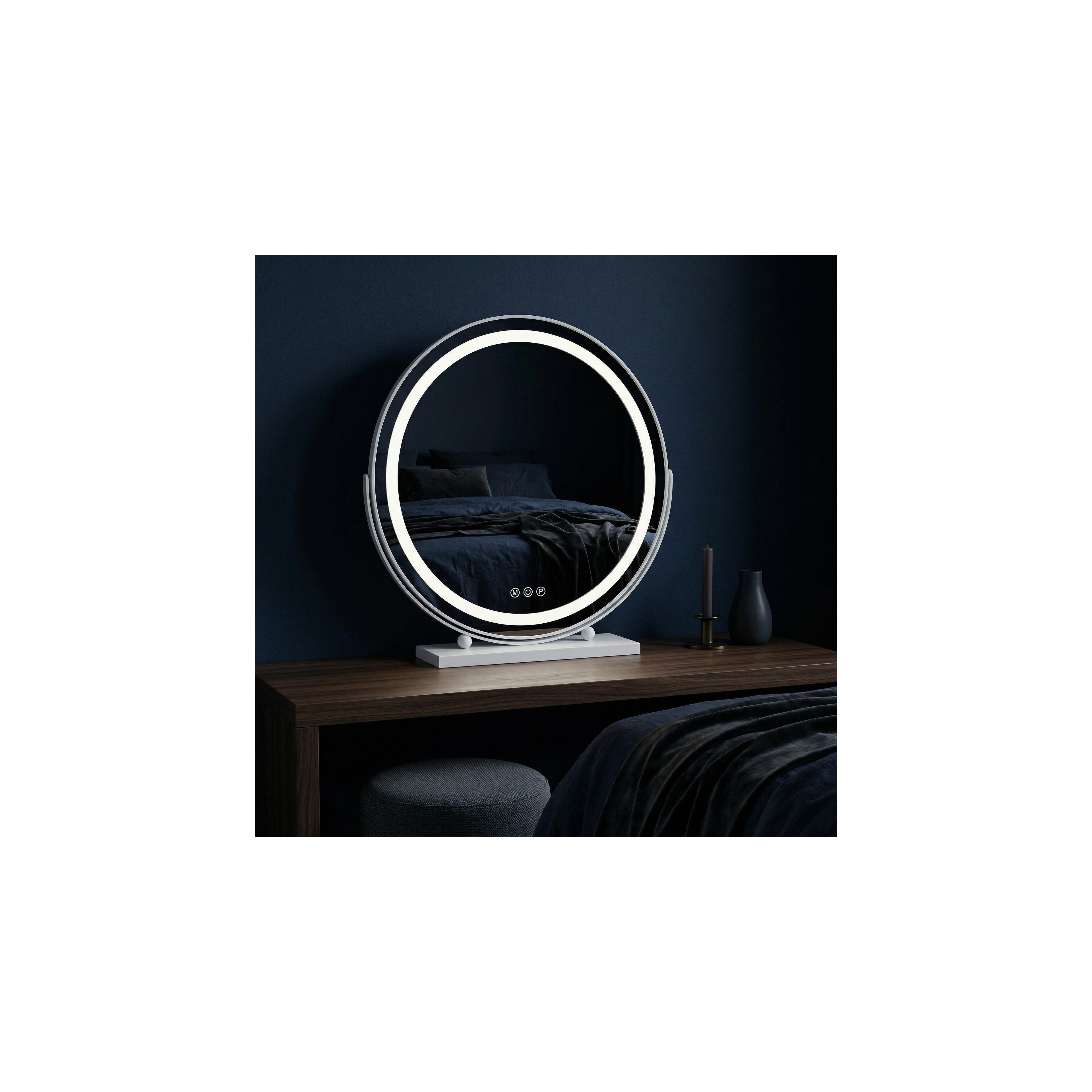 Spiegel LED MAKE-UP White 50 cm