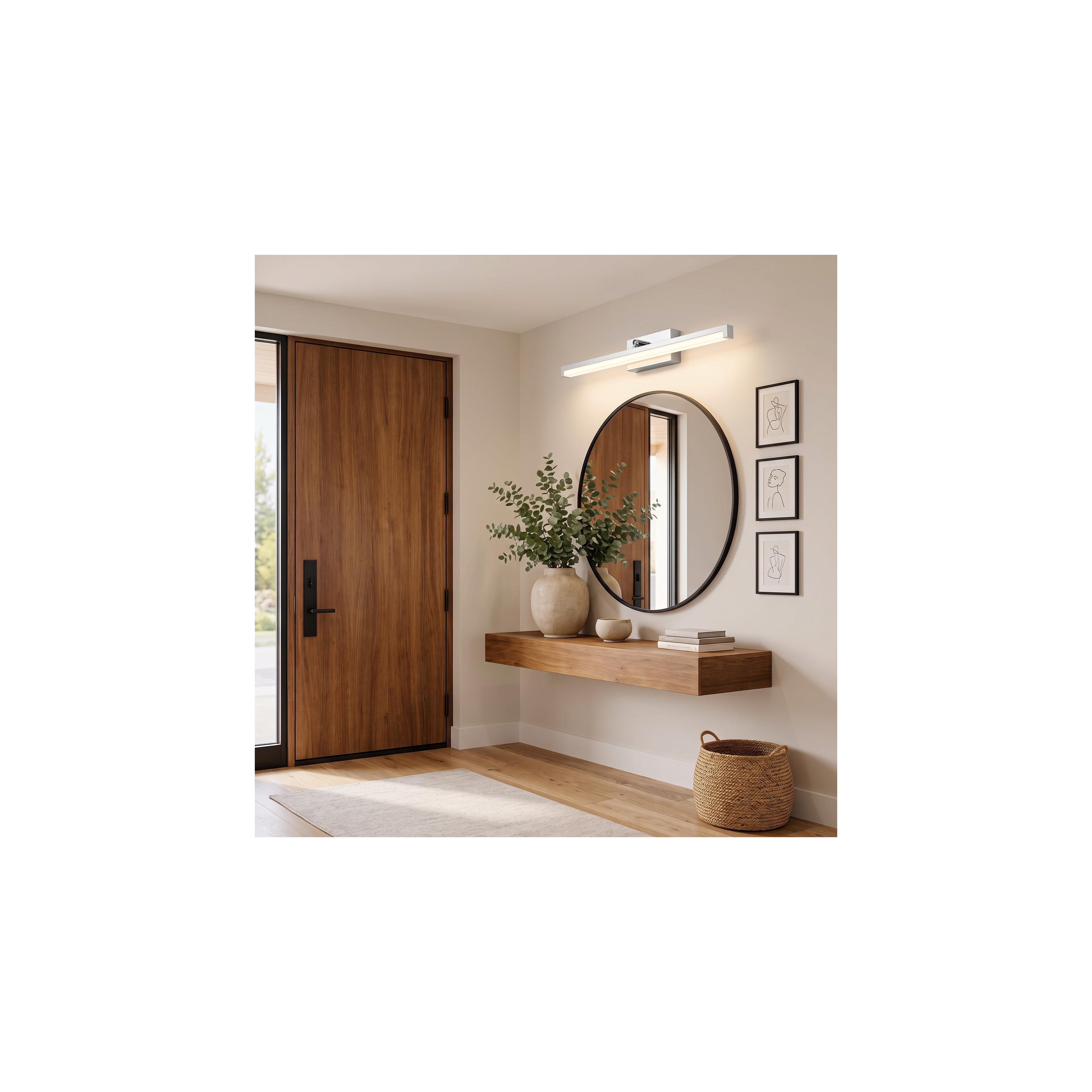 Bad Spiegelleuchte LED 12W 50CM APP374-1W black