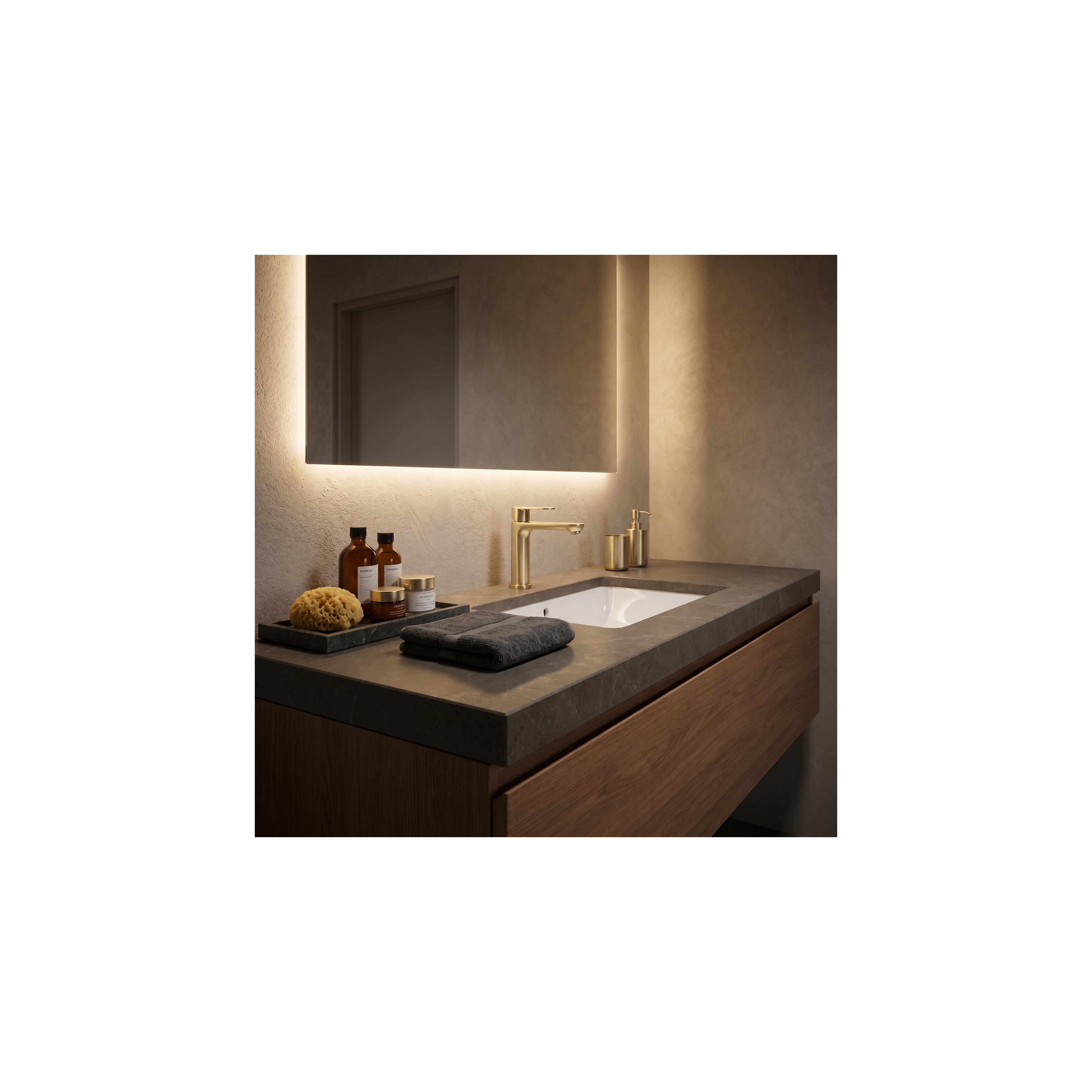 Waschbeckenarmatur Rea Logan Brush Gold