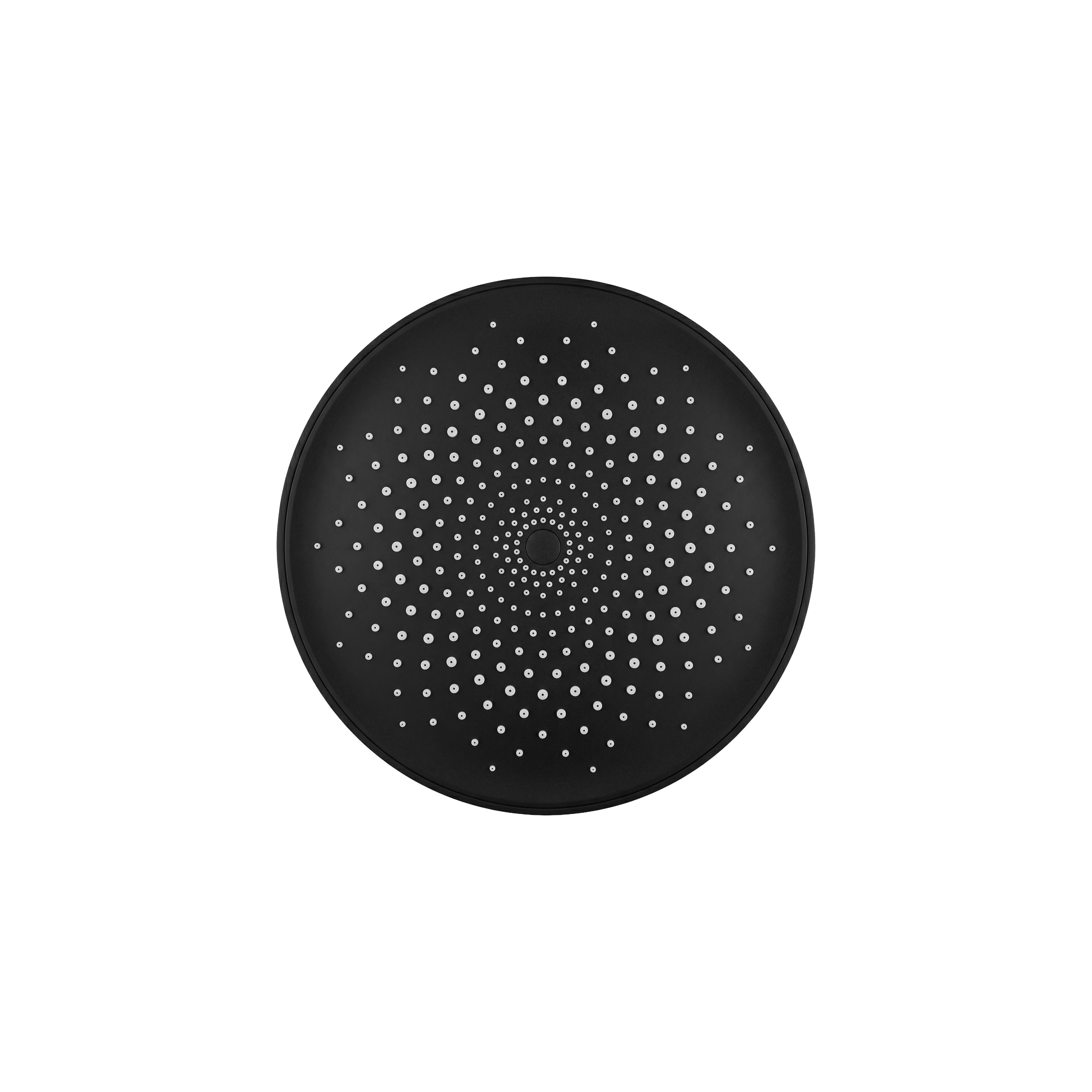Okrugla tuš ruža REA JS-021B Black