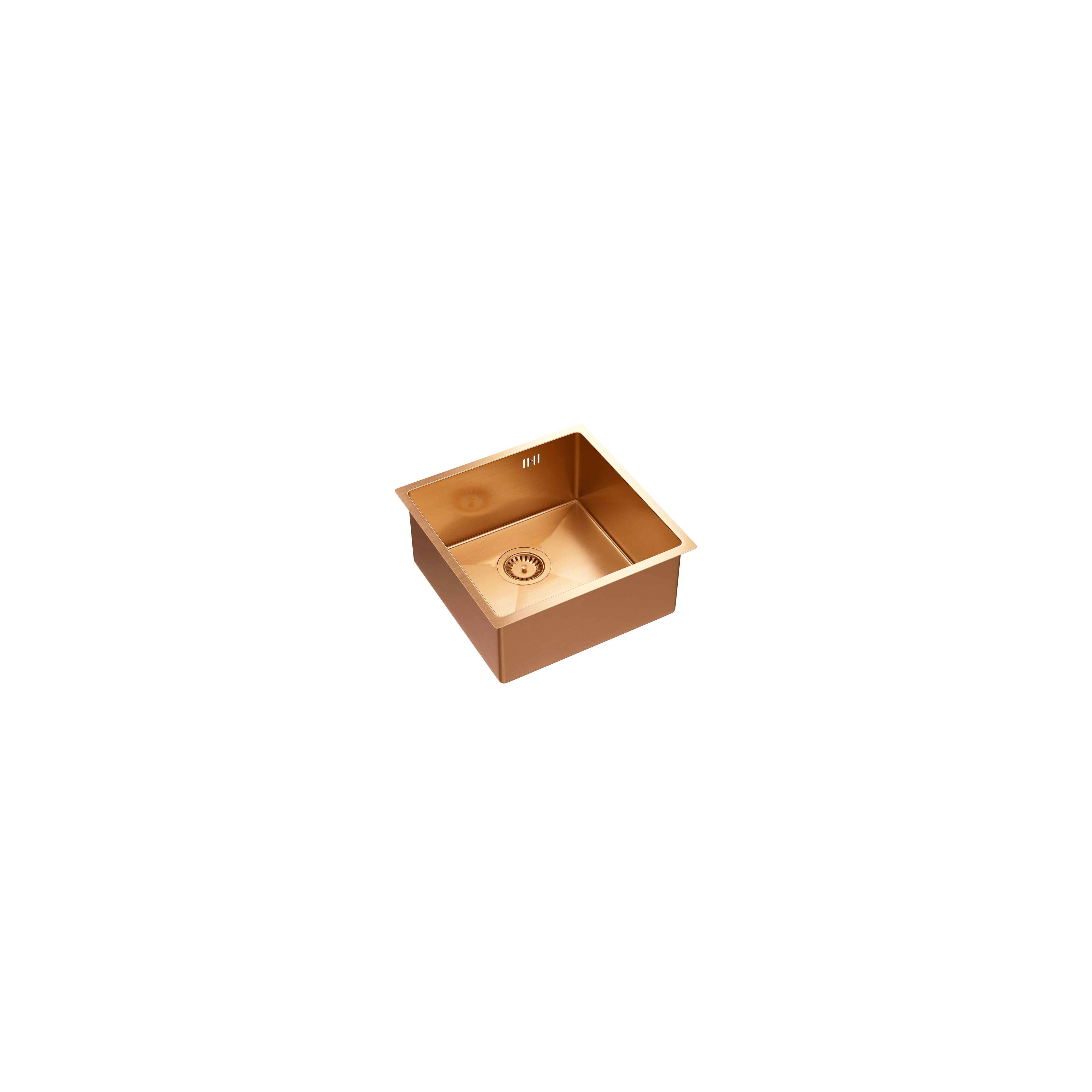 Chiuvetă inox ANTHONY 50 COPPER