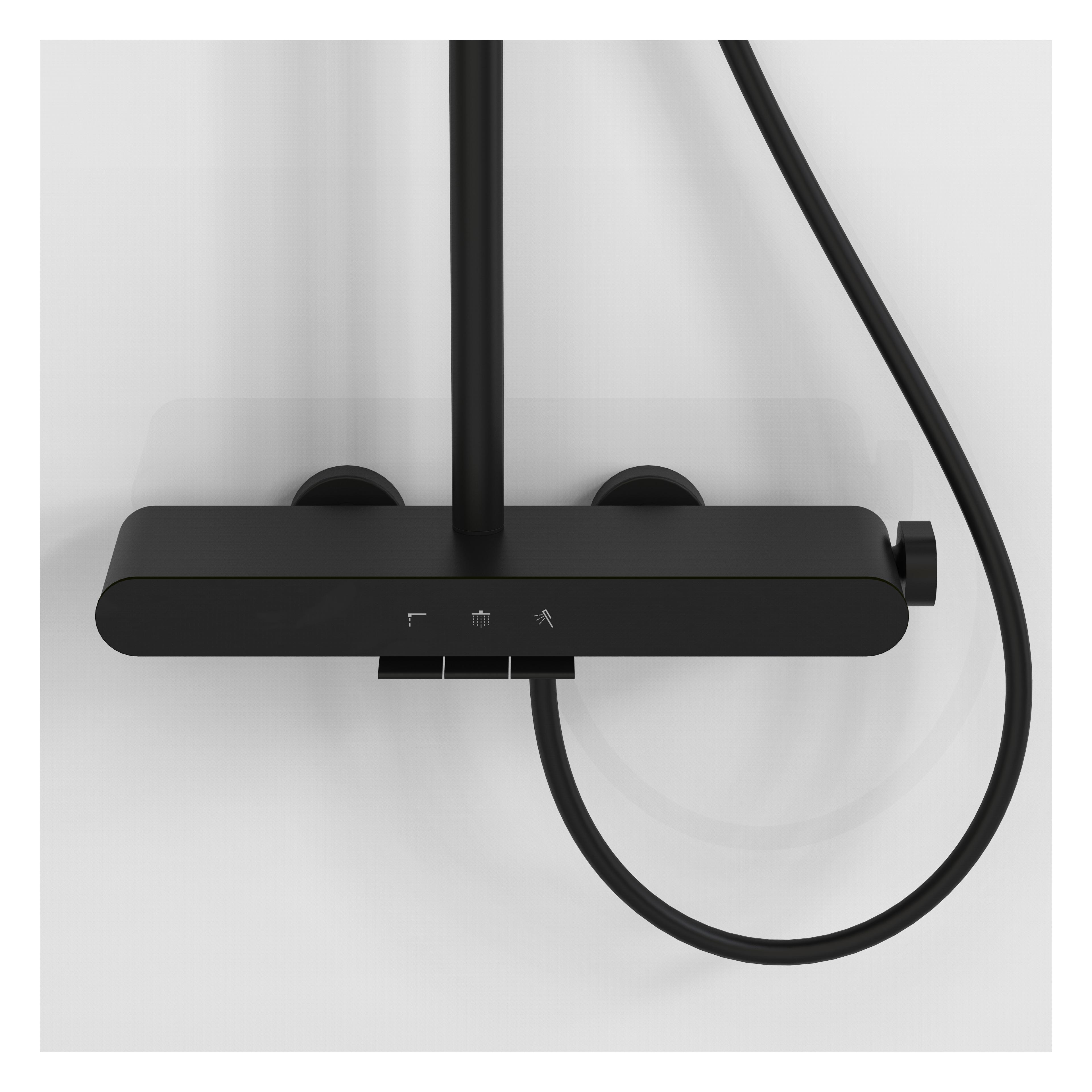 Duschgarnitur REA Farel Black