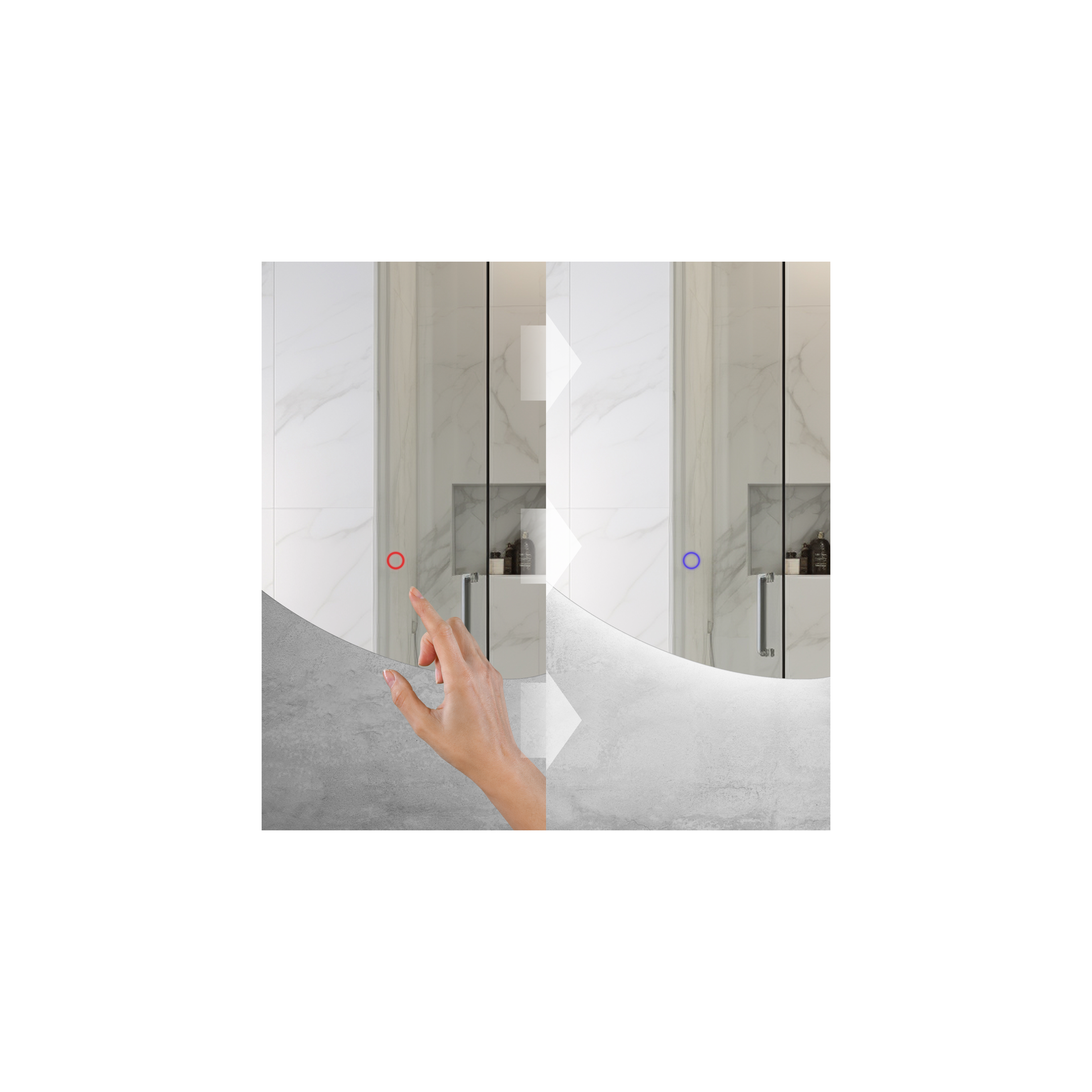 Mirror LED 60x60 YH-BL-12