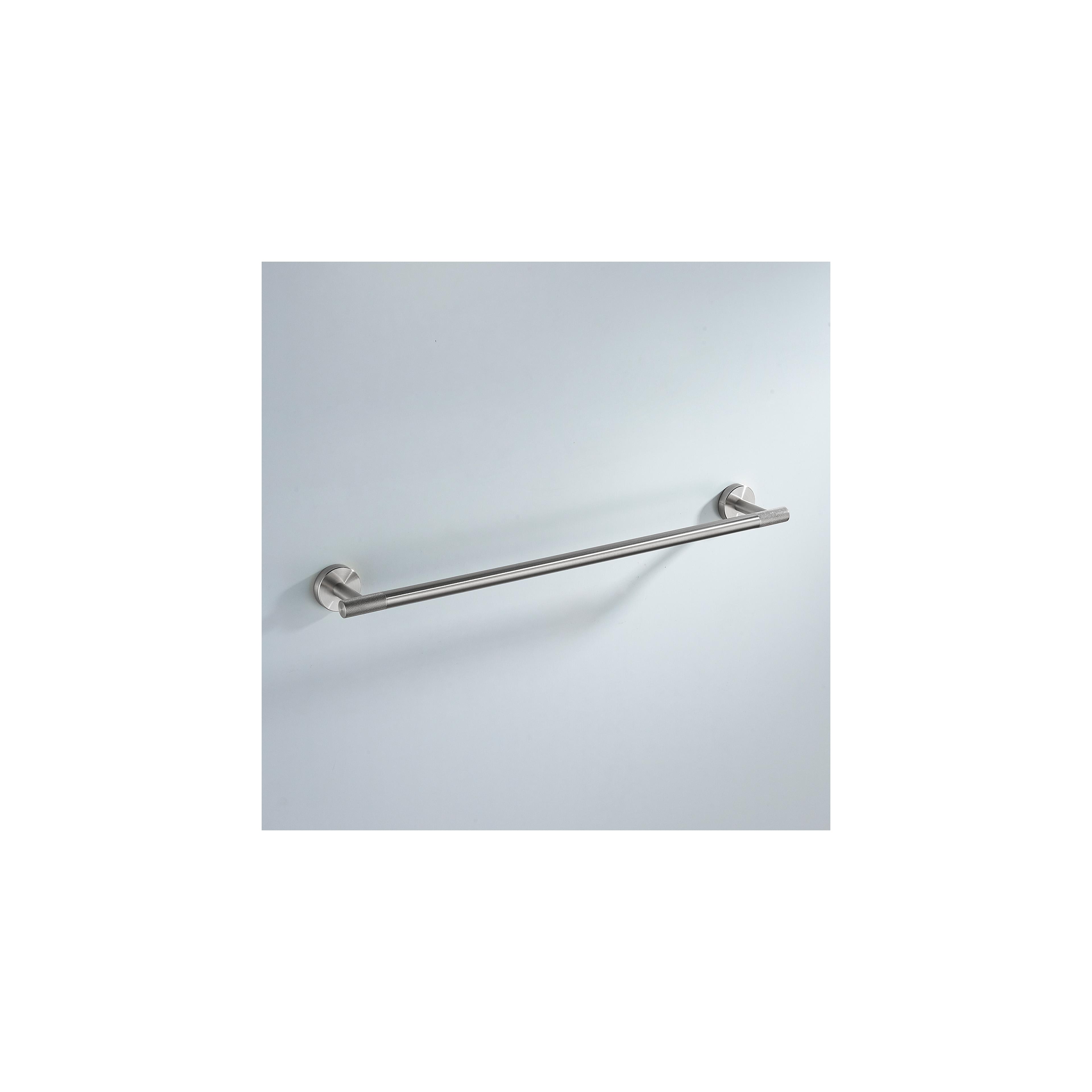 Enkel badrumshängare 6603 Modern Borstad Nickel