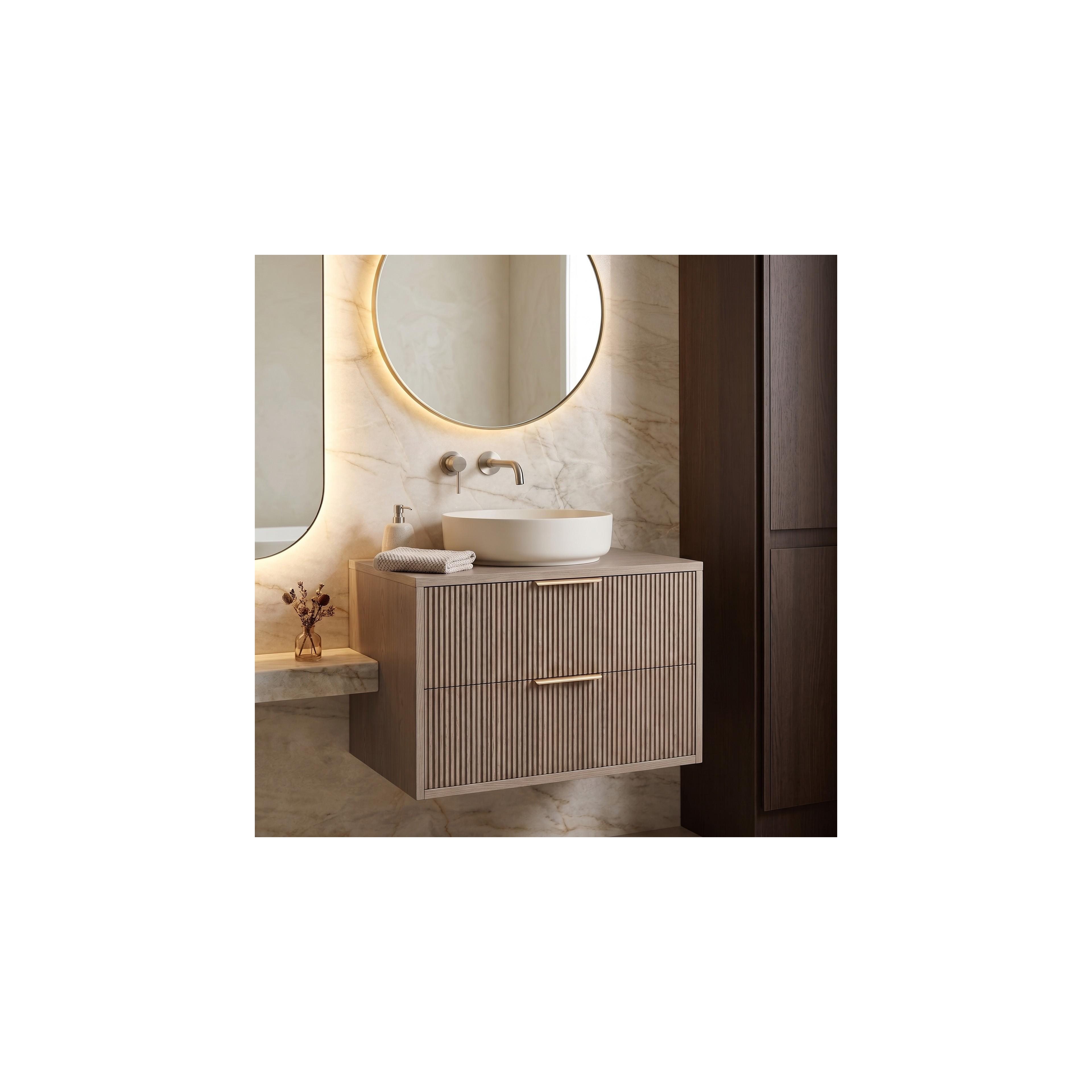 Шкаф за мивка Rea Mono 80cm Grey Oak