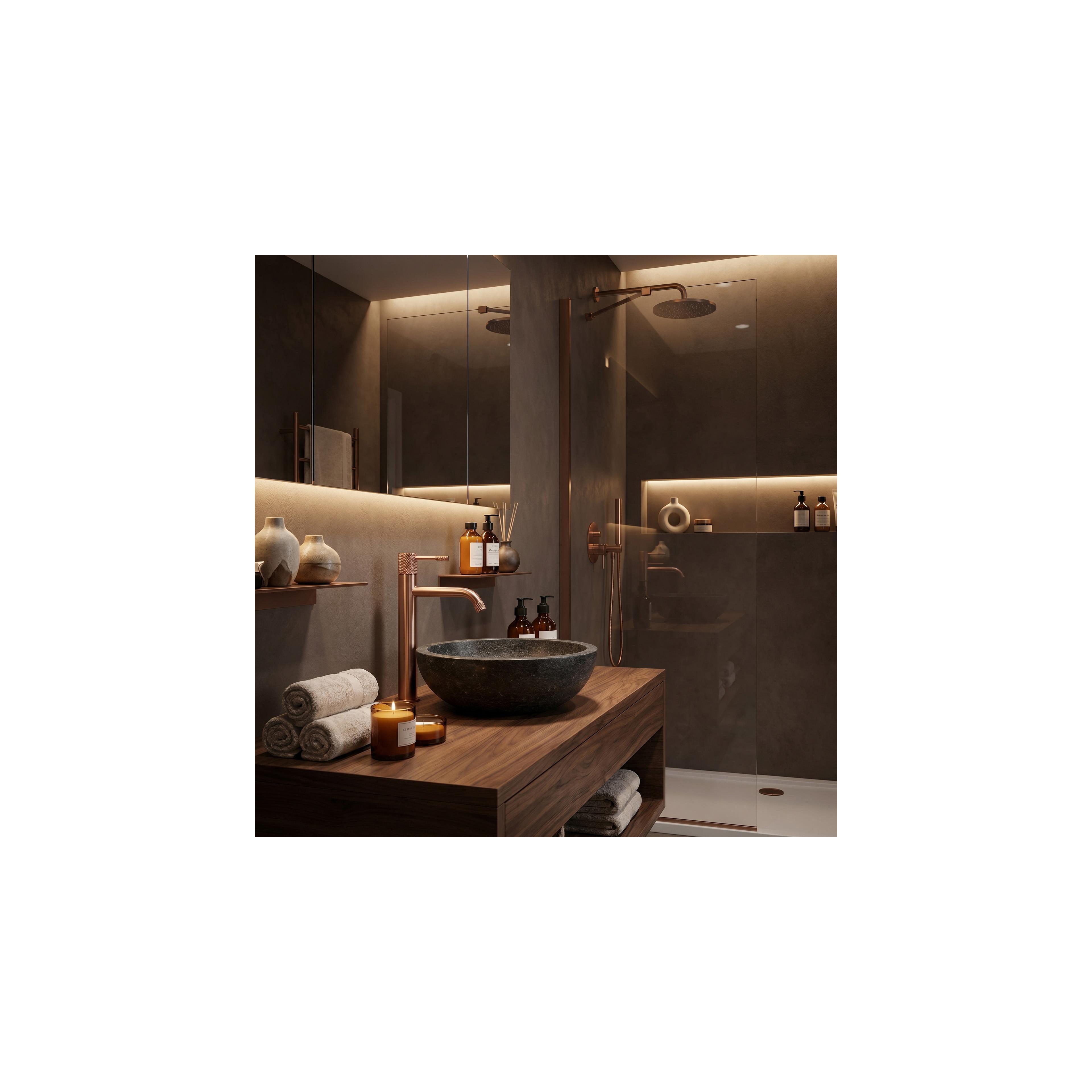 Waschbeckenarmatur Rea  Venti Copper high