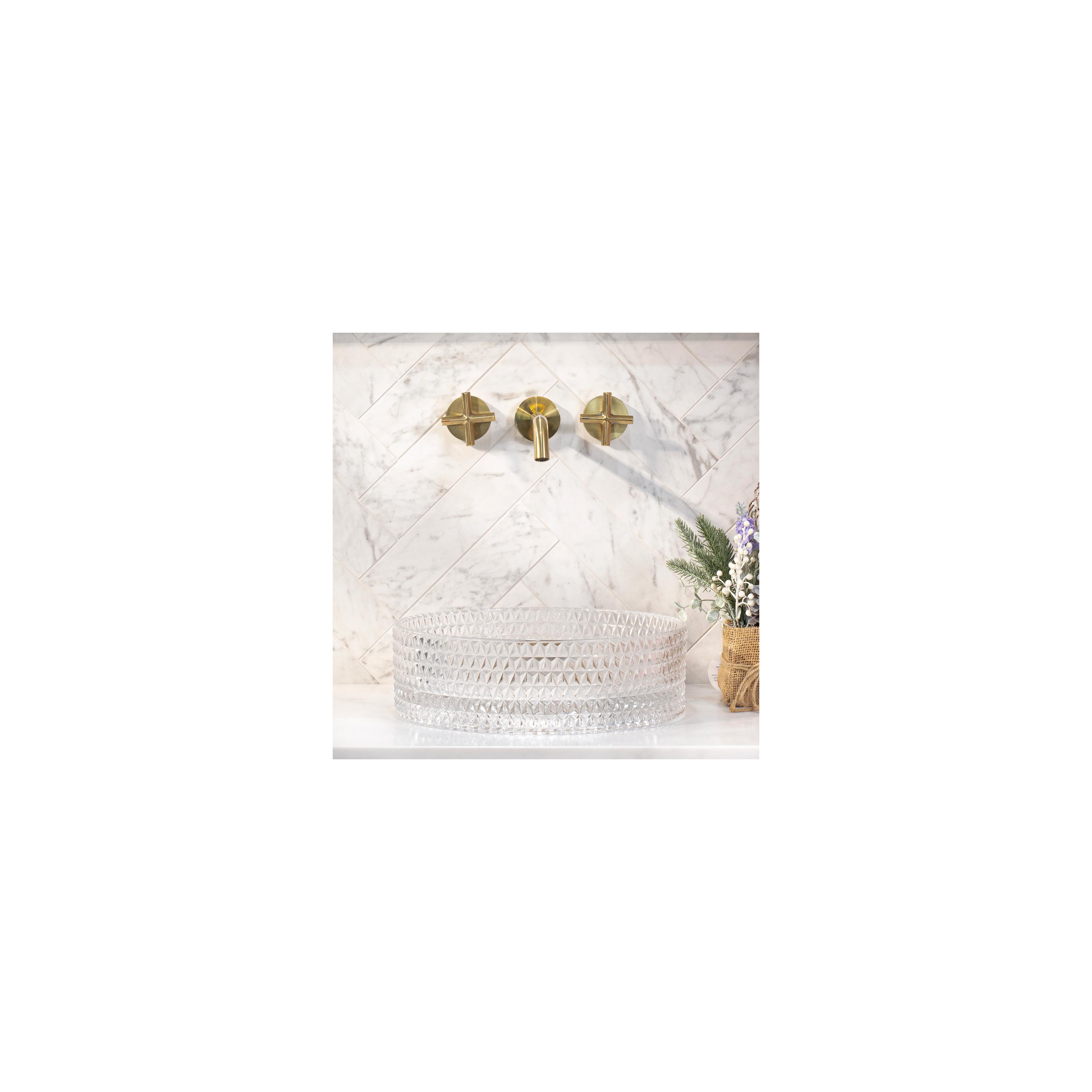 Countertop washbasin Rea Cristal Transparent