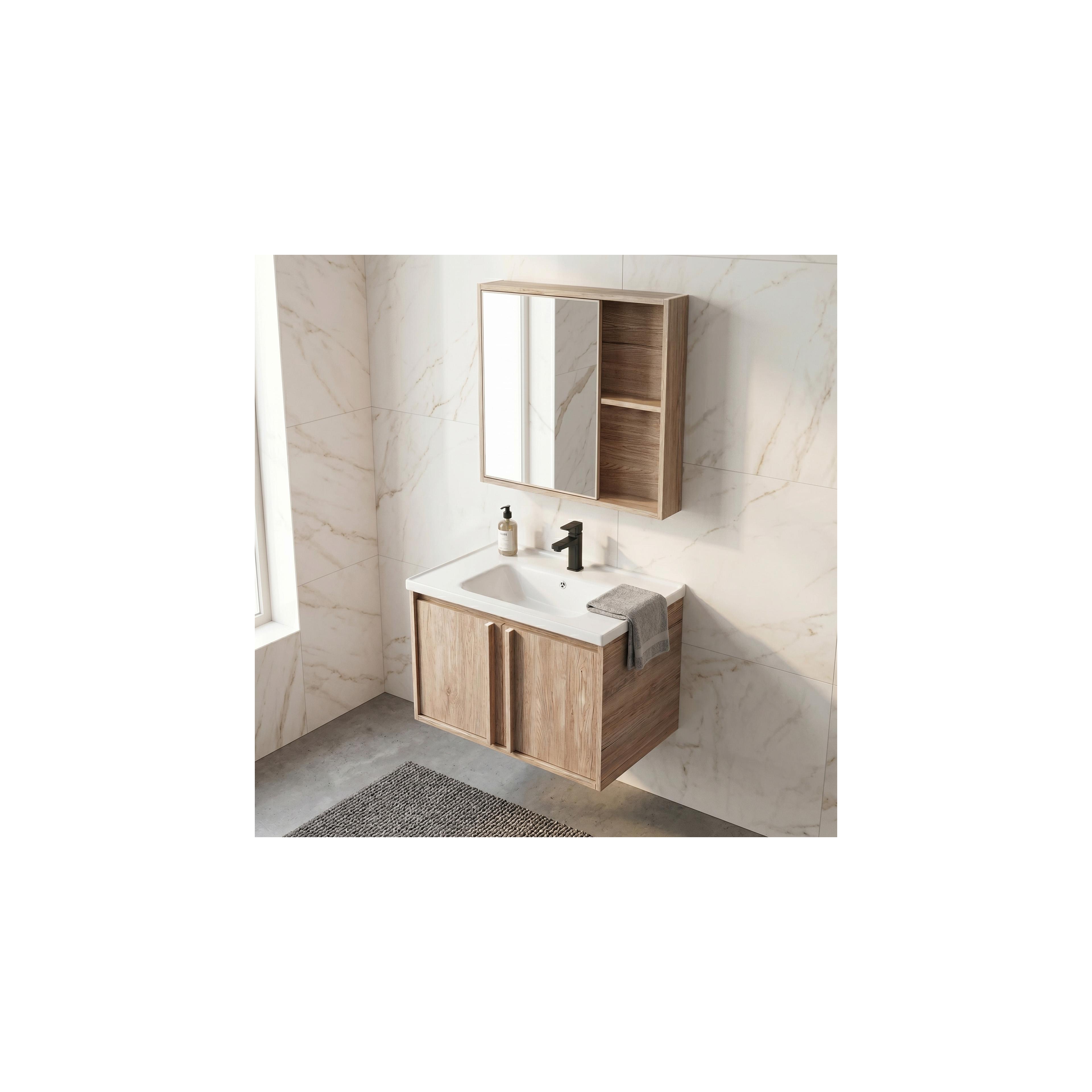 Badezimmermöbel-Set mit Waschbecken Gama T25023 QHM 60CM