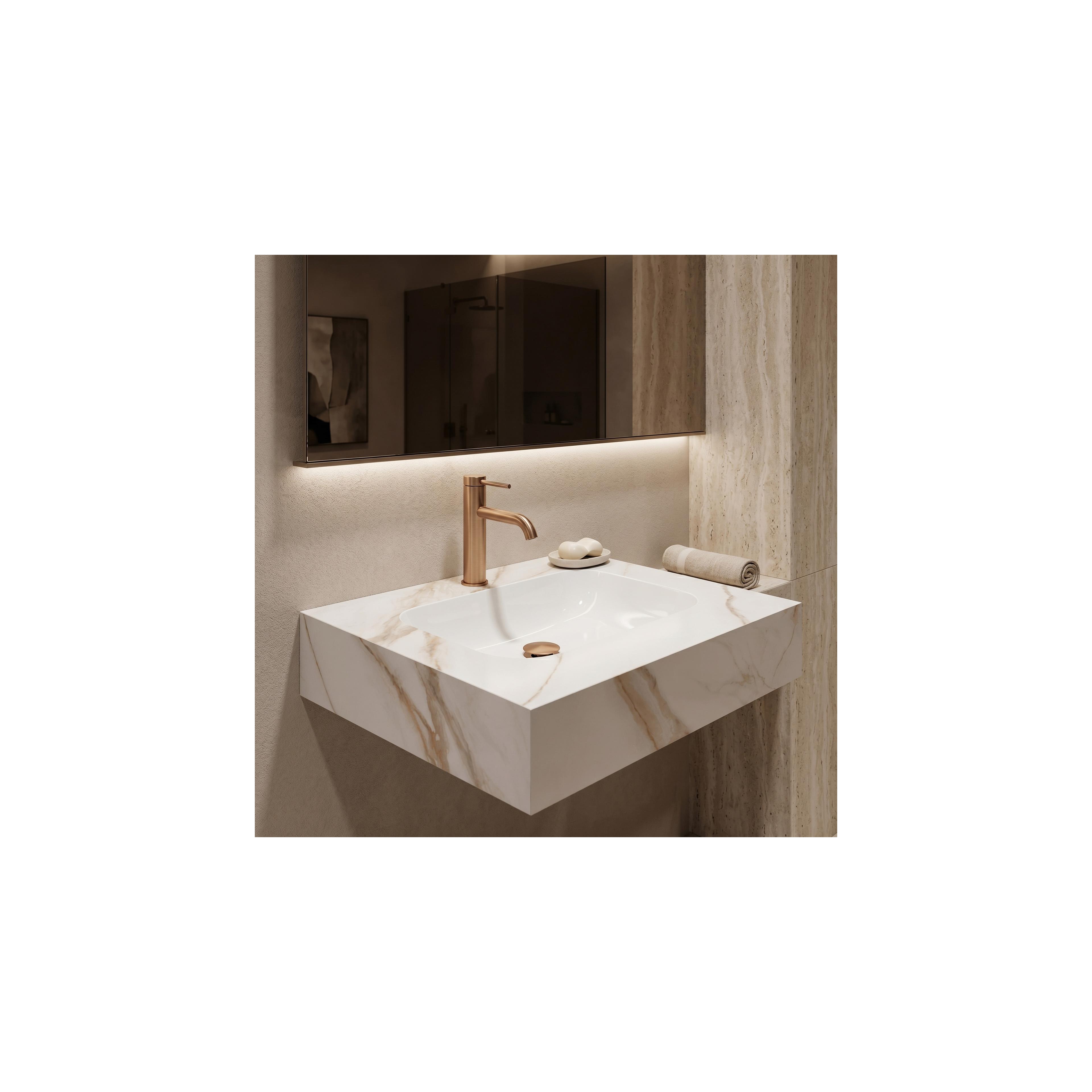 Wandwaschbecken REA Aresa Grey Gold 60
