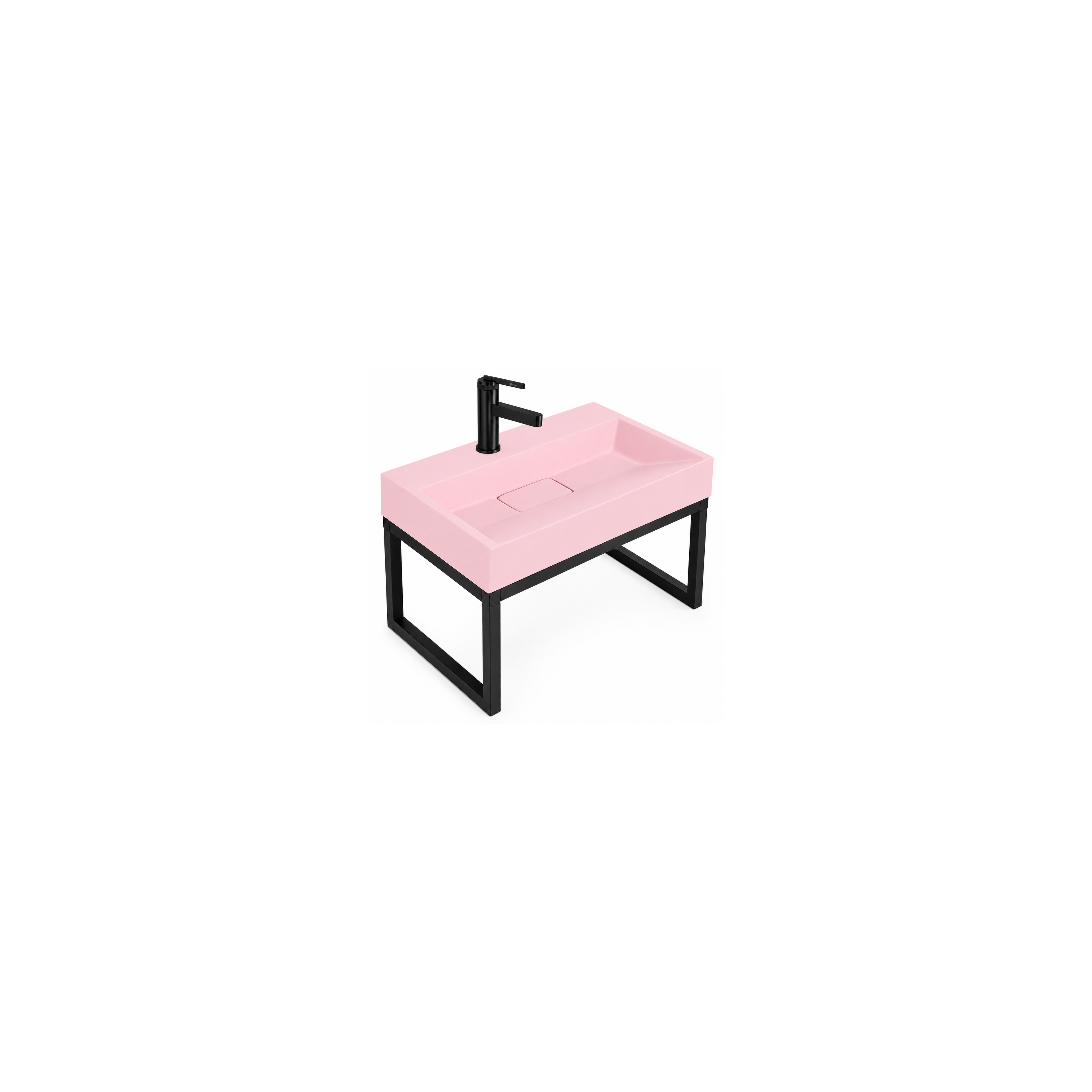 Nablatni umivaonik GOYA PINK 50CM + Okvir