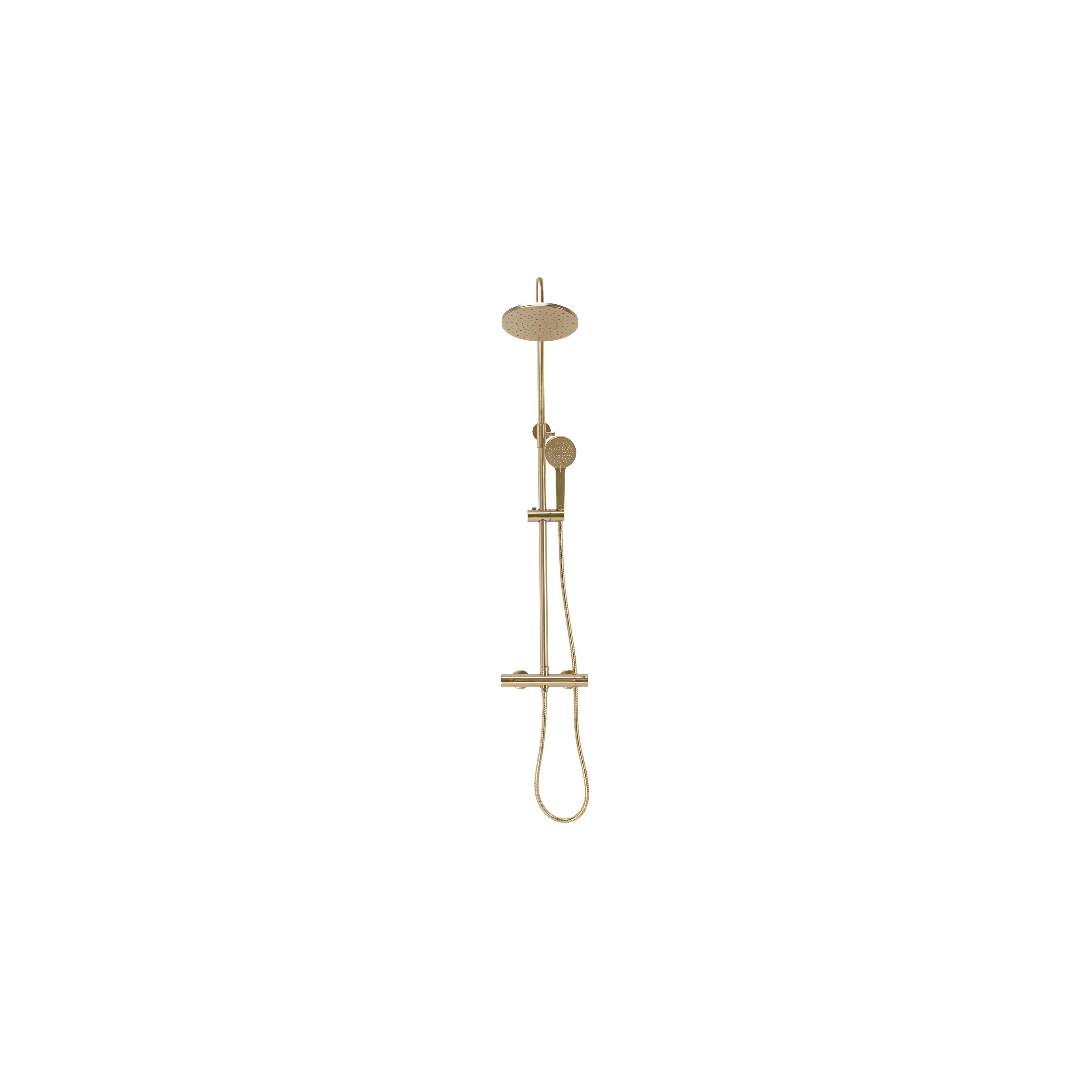 Tuš set s termostatom Rea PAROT BRUSHED GOLD