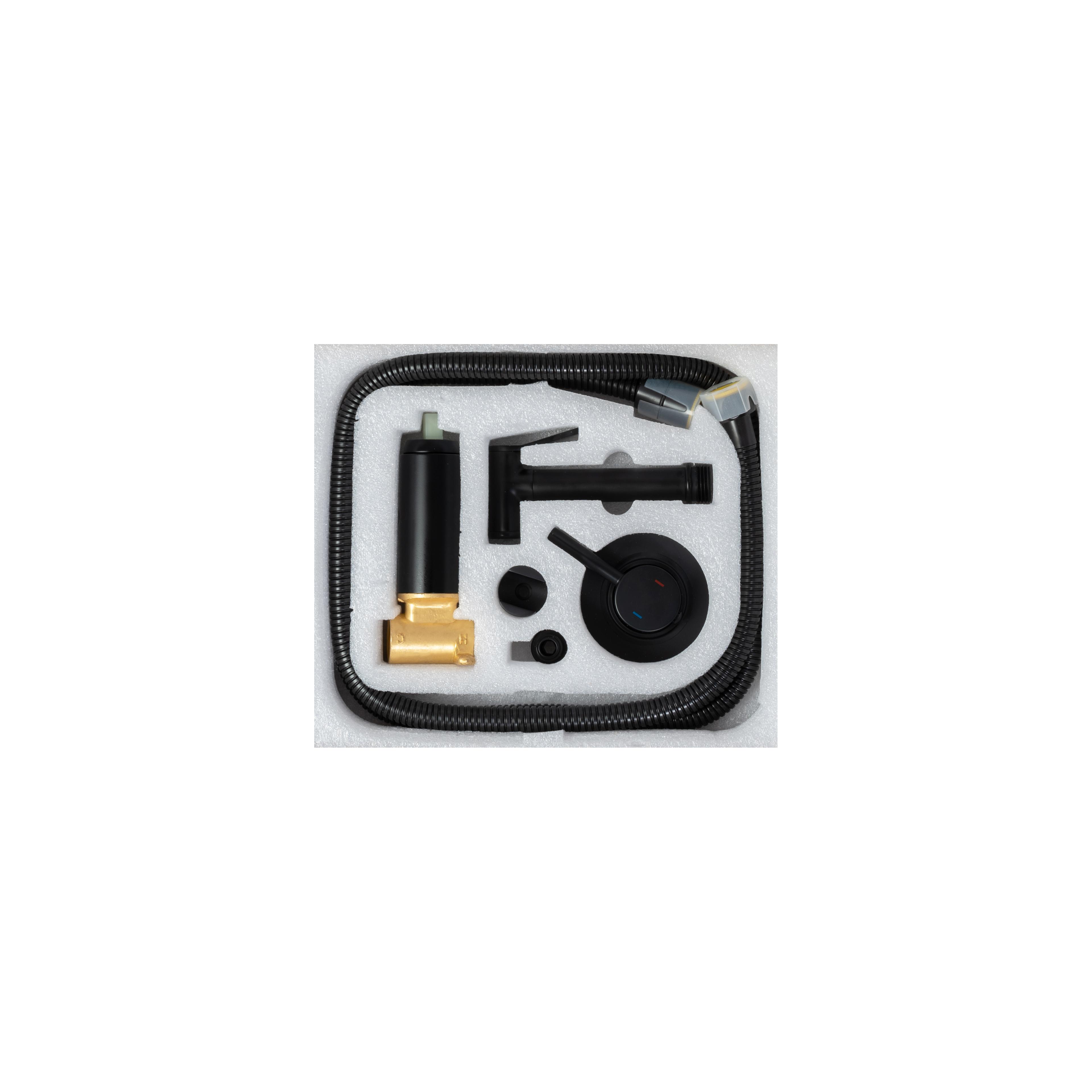 Bidetarmatur Lungo Loop Black