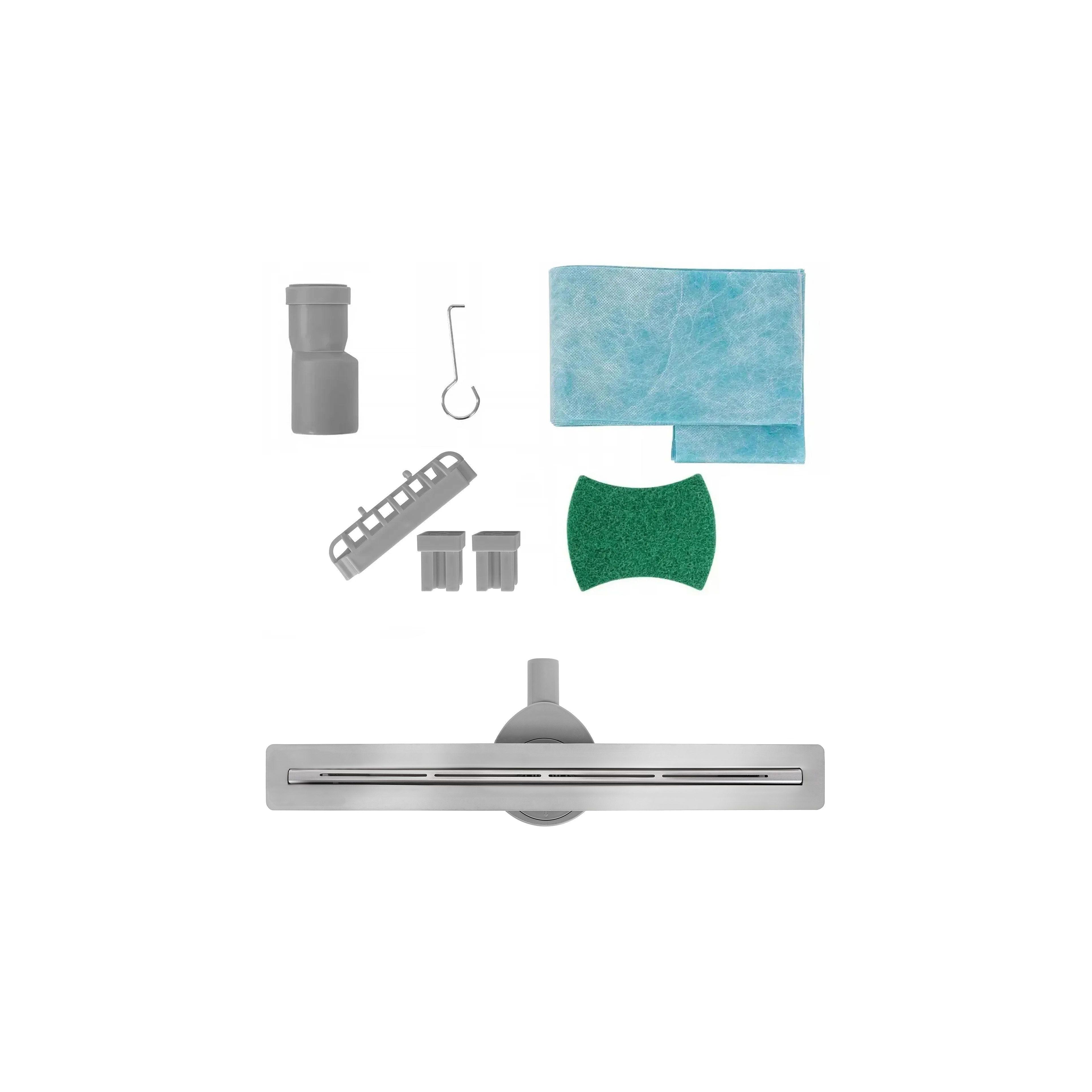 Linear drainage Rea Rea FILO Nickel Brush 80